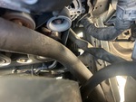Engine with A/C Compressor