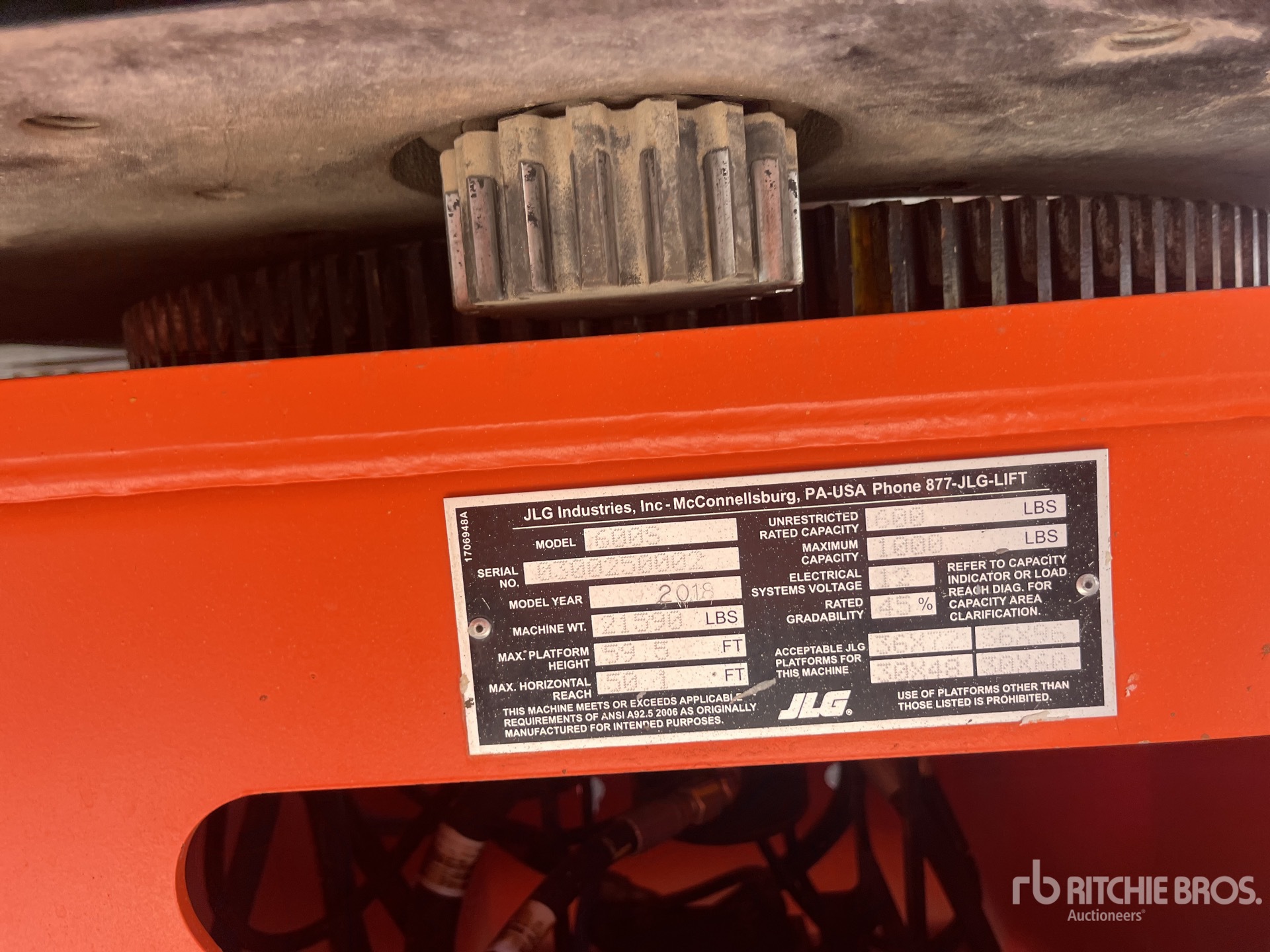 2018 JLG 600S
