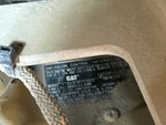 Engine with Emission Label