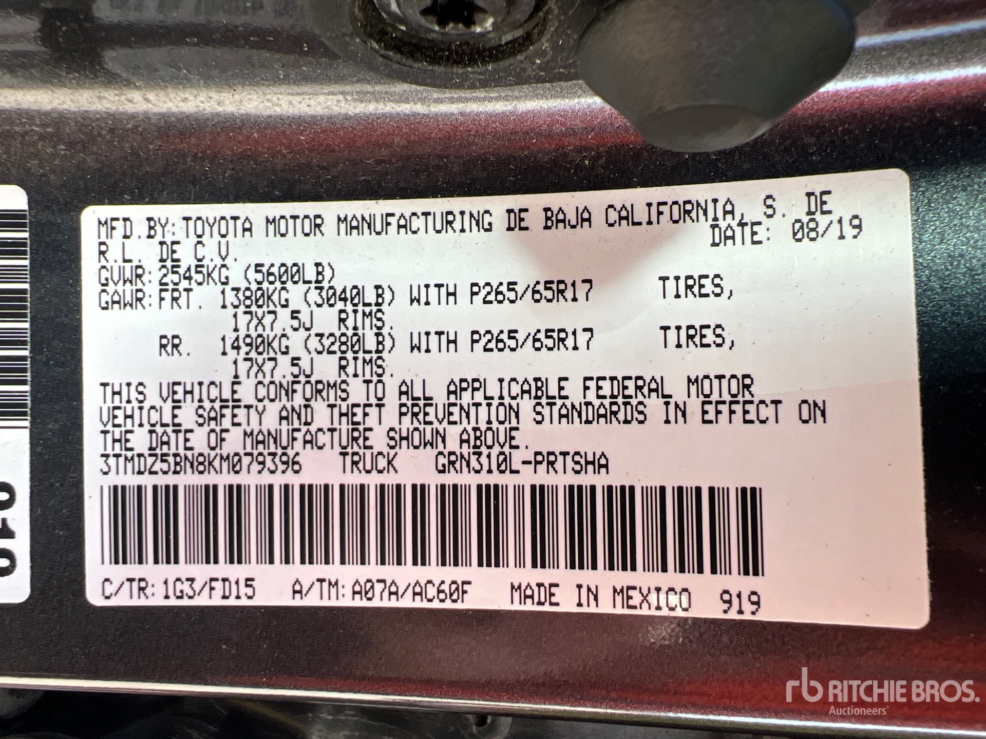 2019 Toyota Tacoma