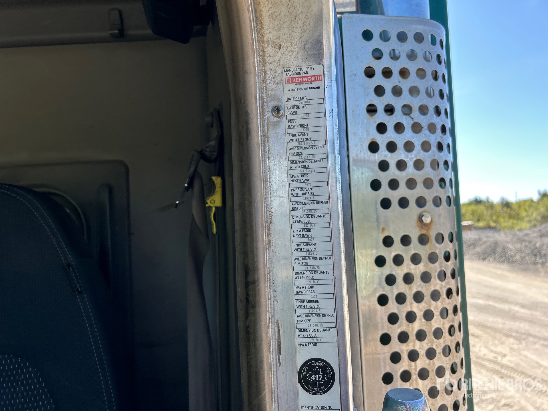 2017 Kenworth T800
