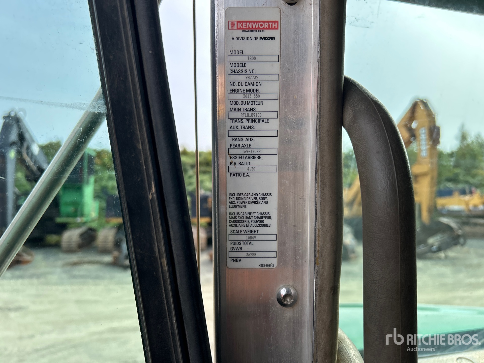 2017 Kenworth T800