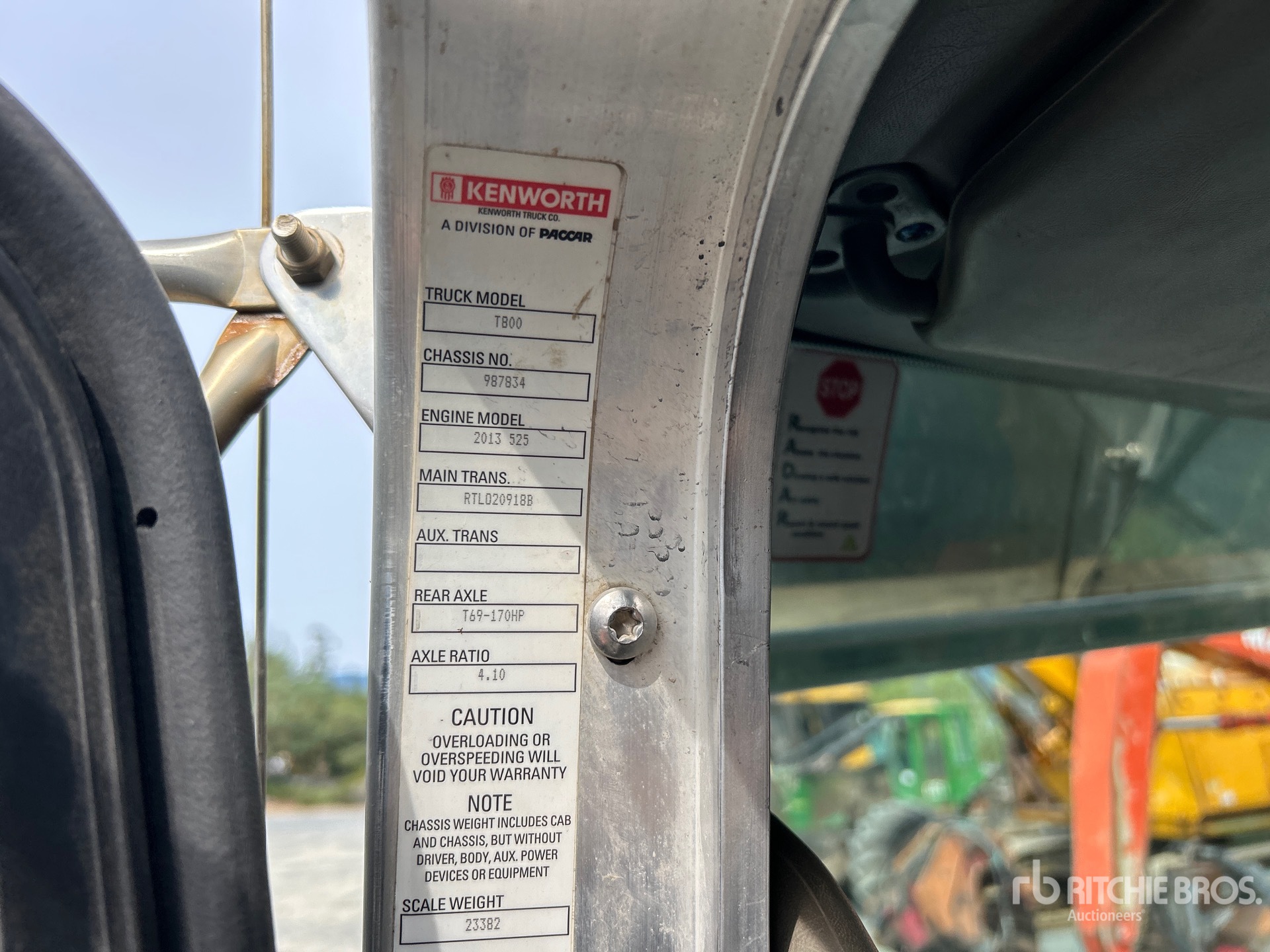 2017 Kenworth T800