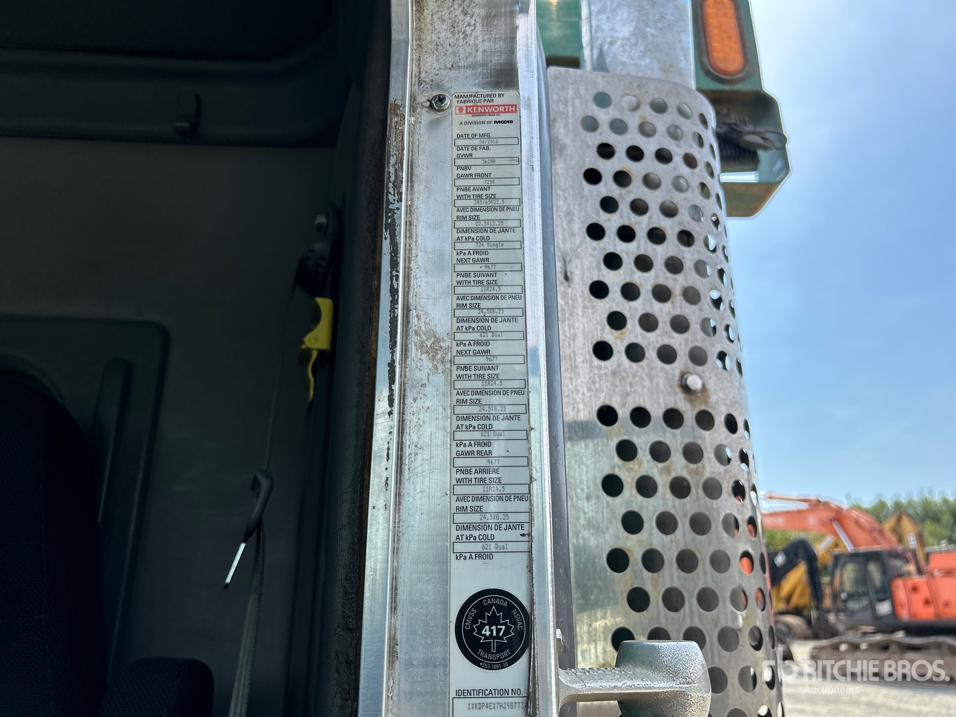 2017 Kenworth T800