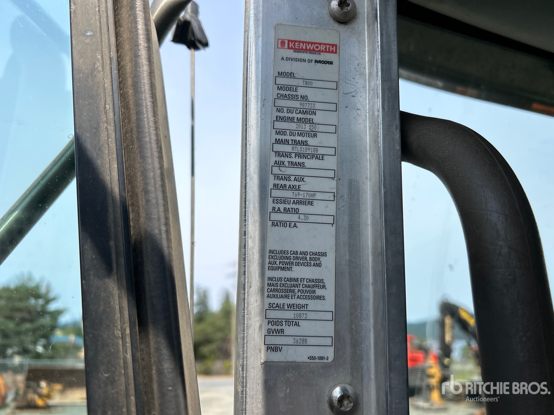 2017 Kenworth T800