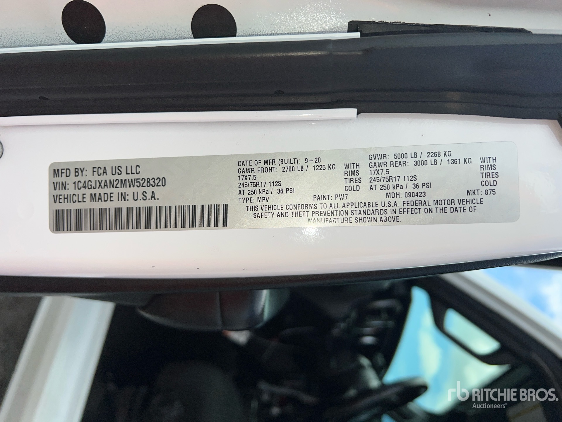 2021 Jeep WRANGLER SPORT