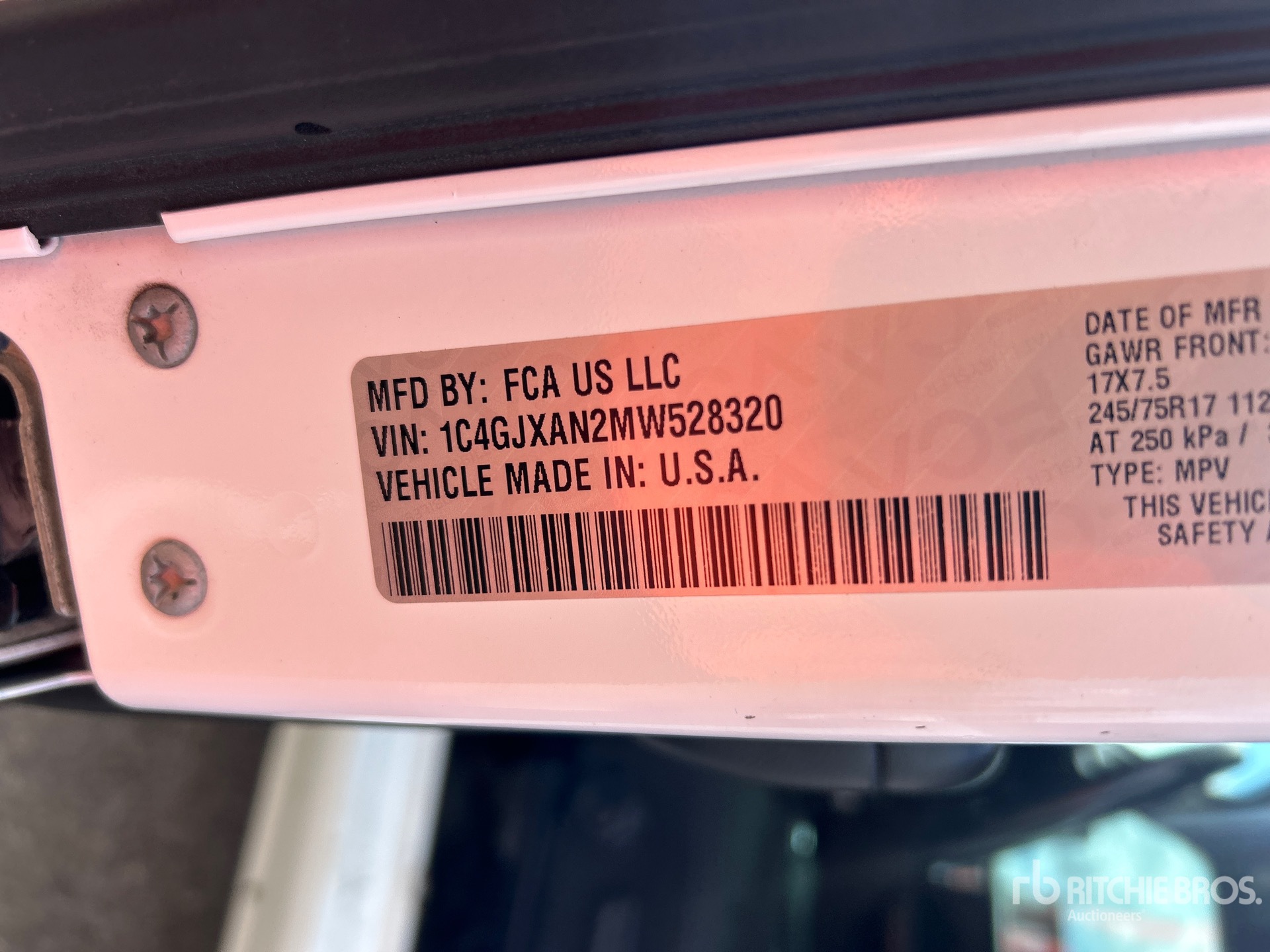 2021 Jeep WRANGLER SPORT