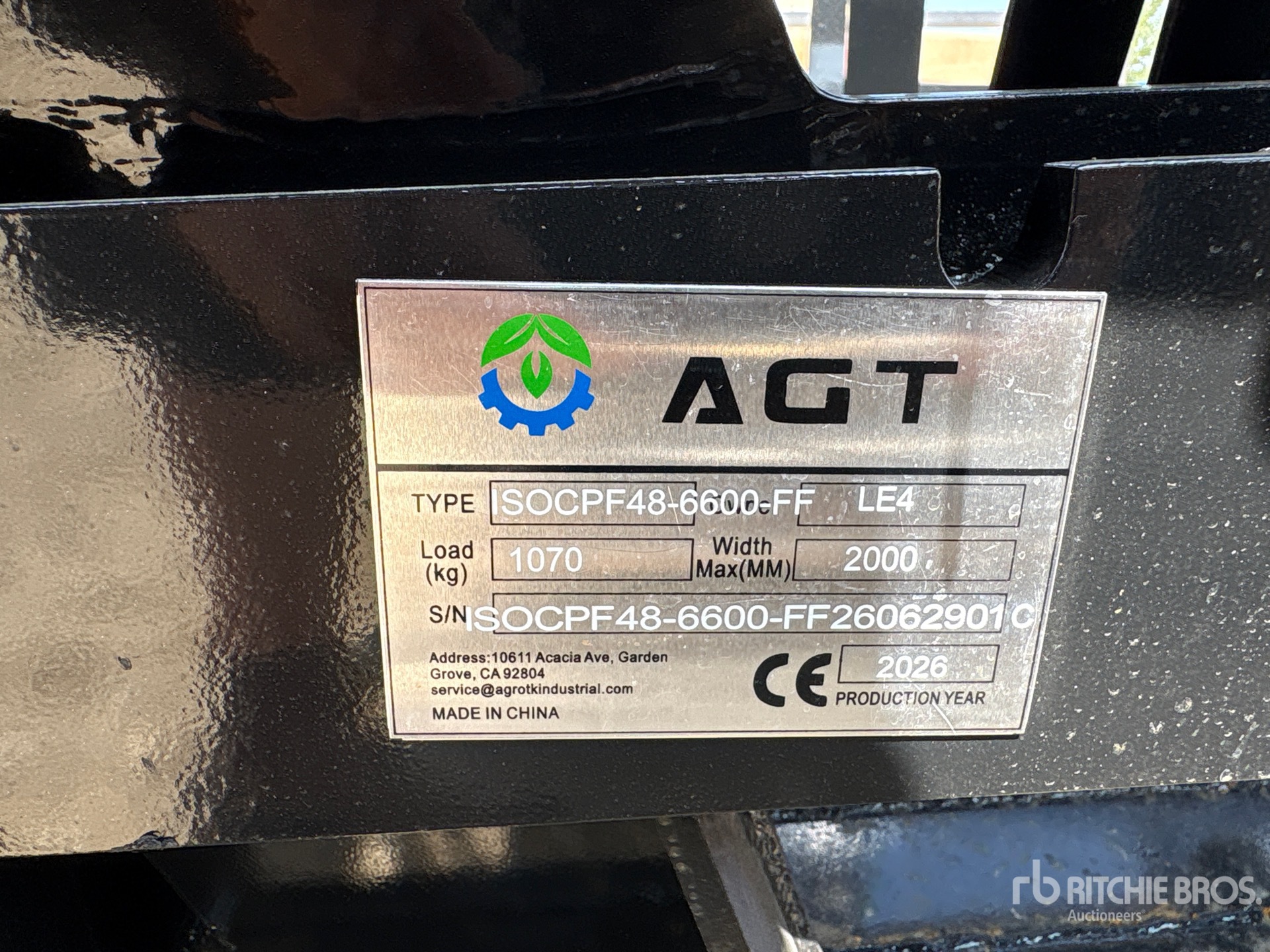 2026 AGT ISOCPF48-6600-F