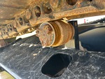 Undercarriage with Left Carrier Rollers