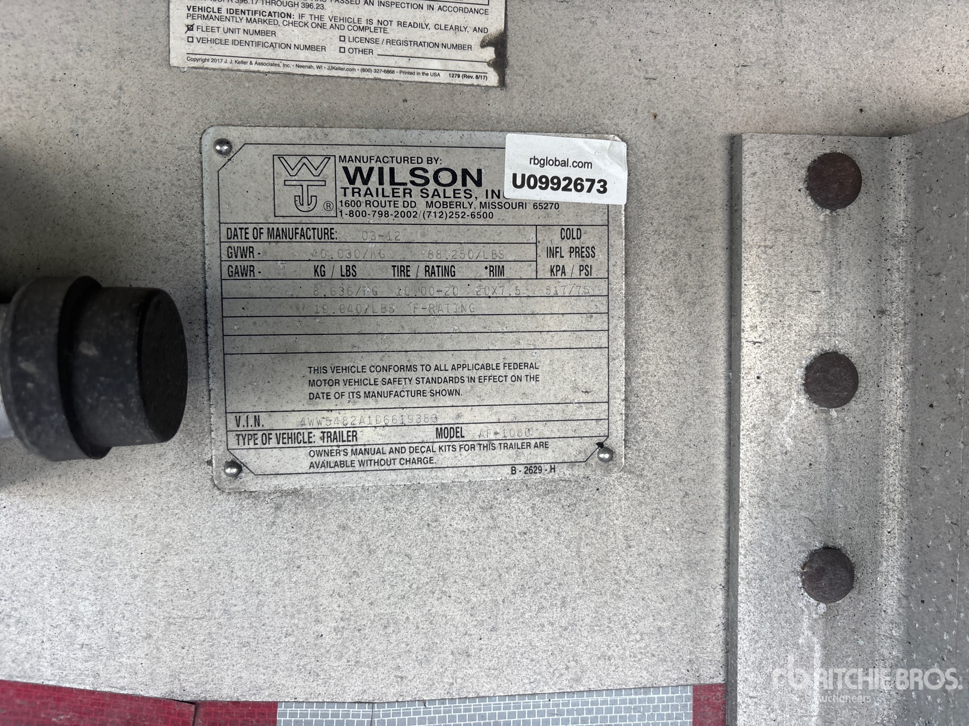 2013 Wilson Conestoga