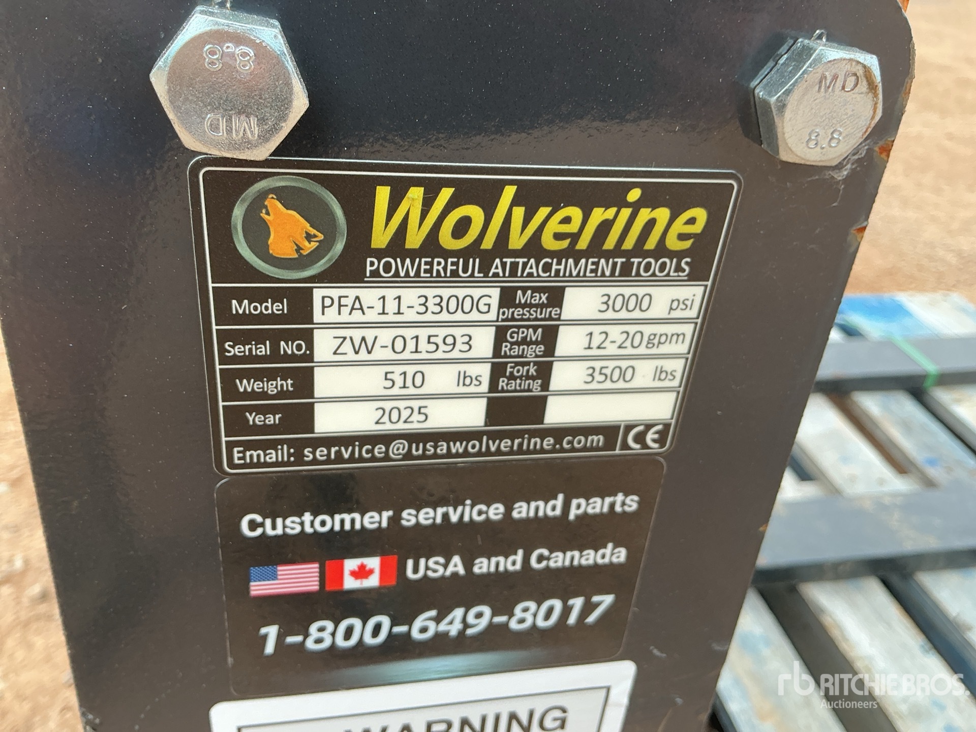 Wolverine PFA11-3300G