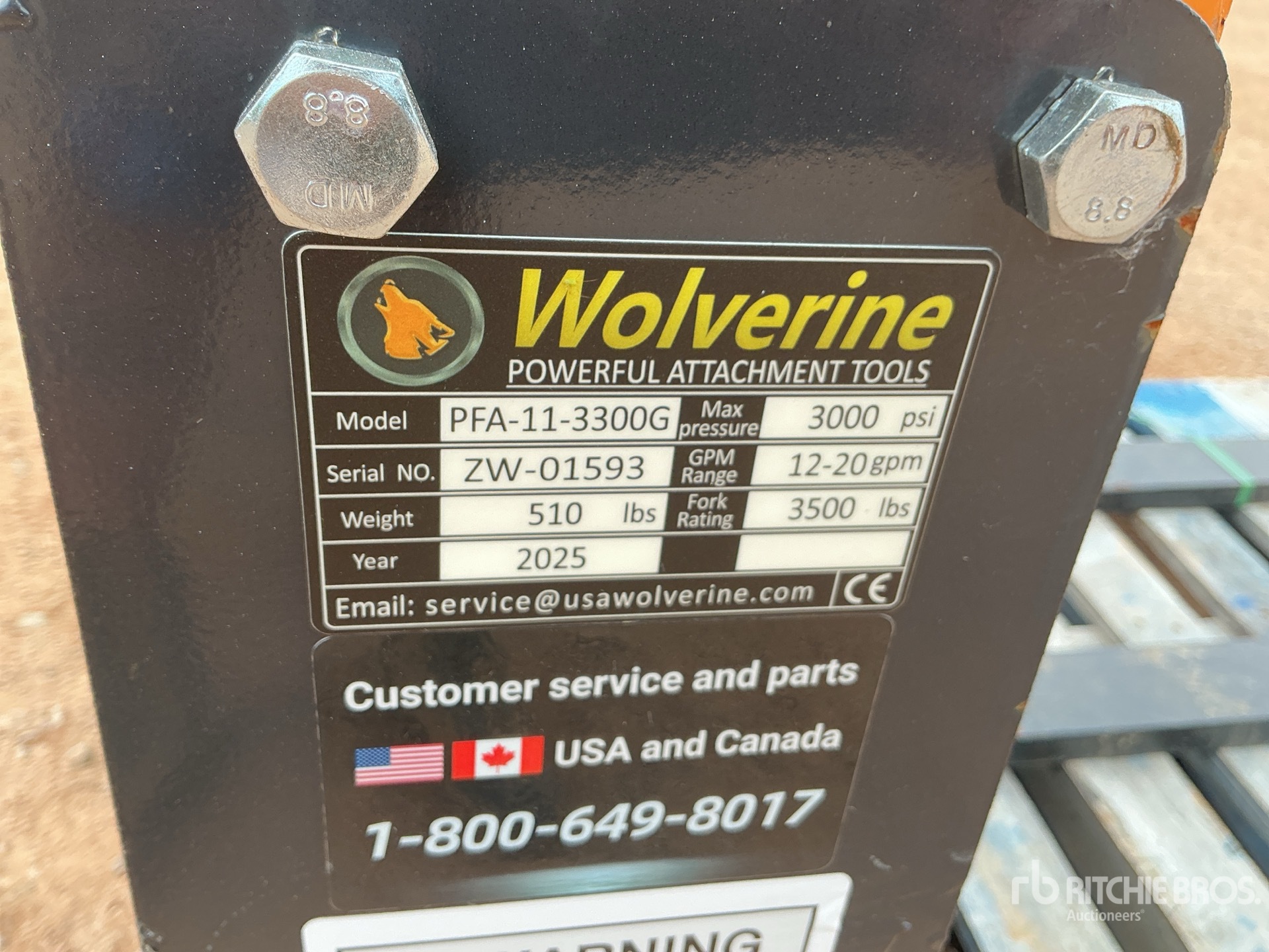 Wolverine PFA11-3300G