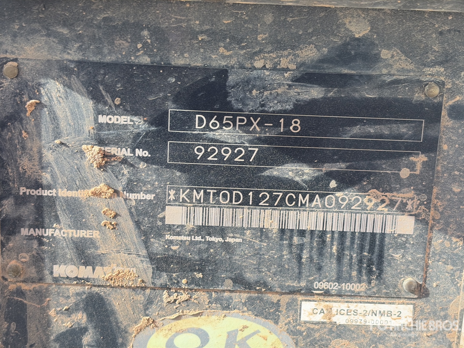 2021 Komatsu D65PX-18