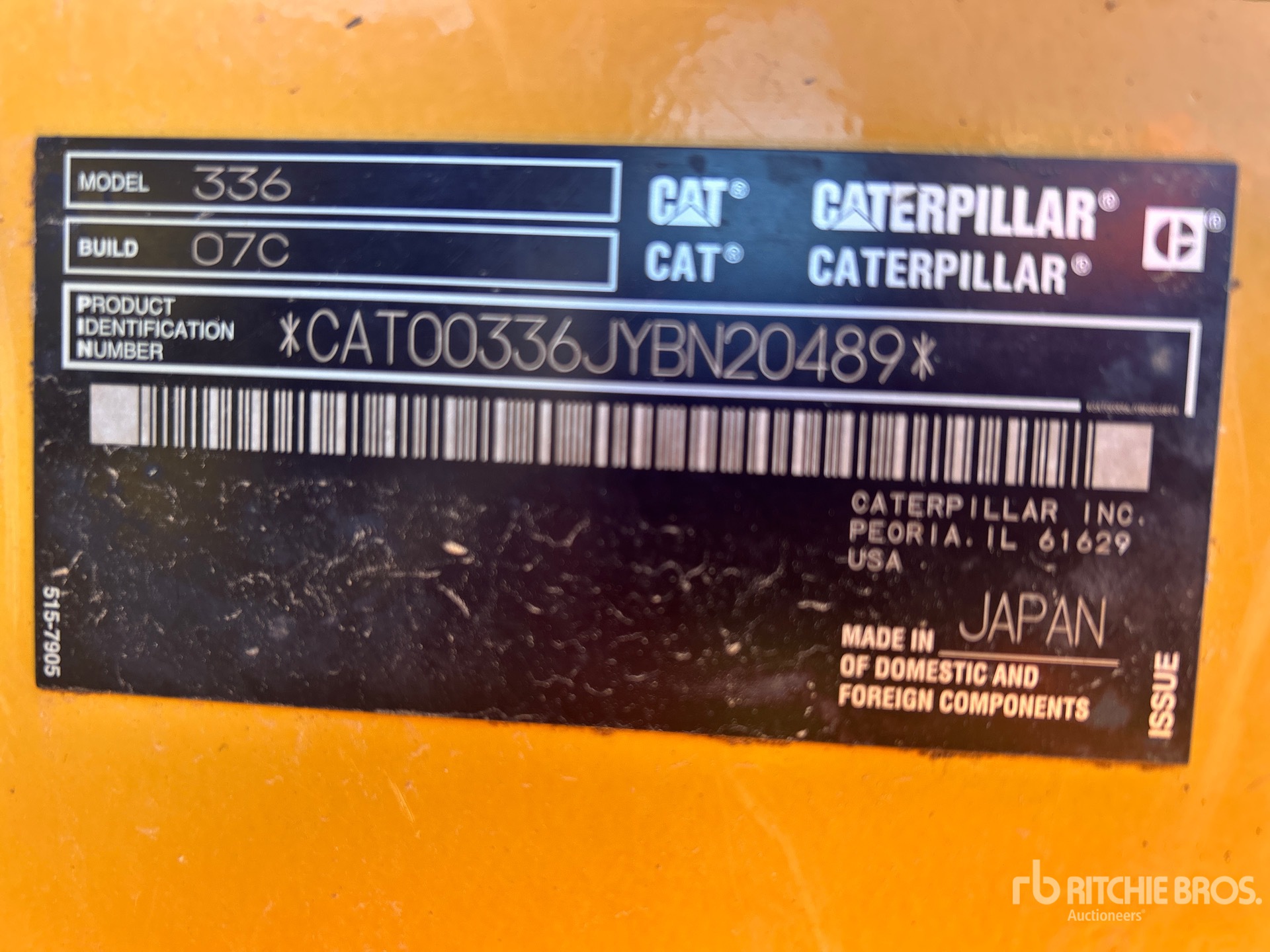 2021 Caterpillar 336