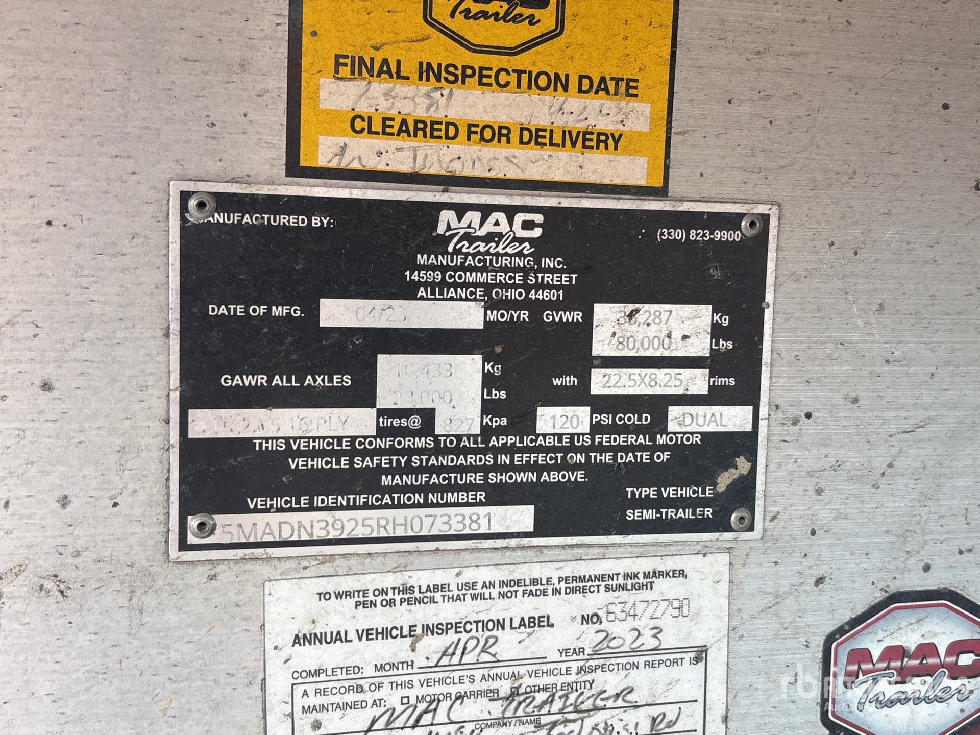 2024 Mac 40 FT T/A