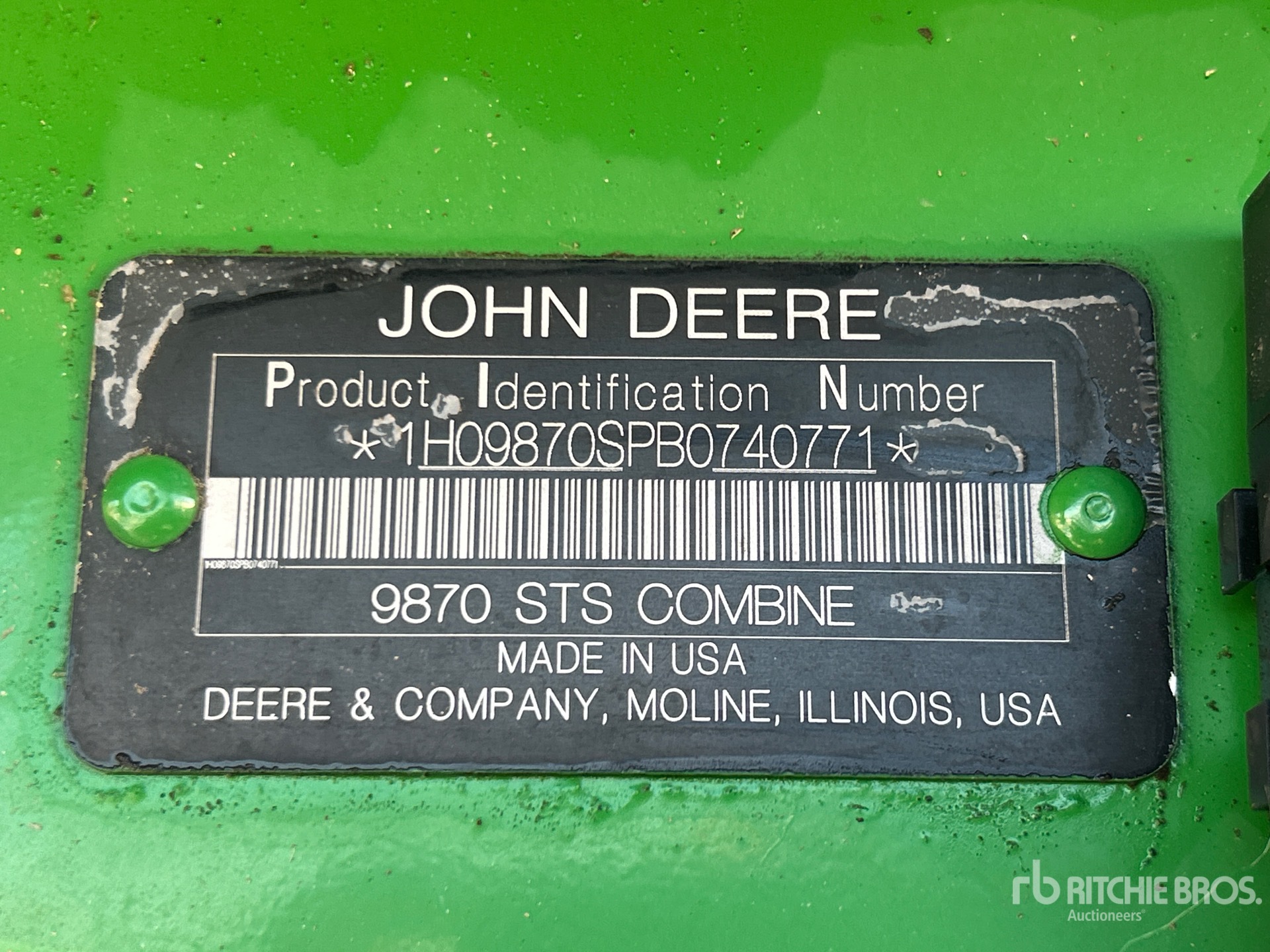 2011 John Deere 9870 STS