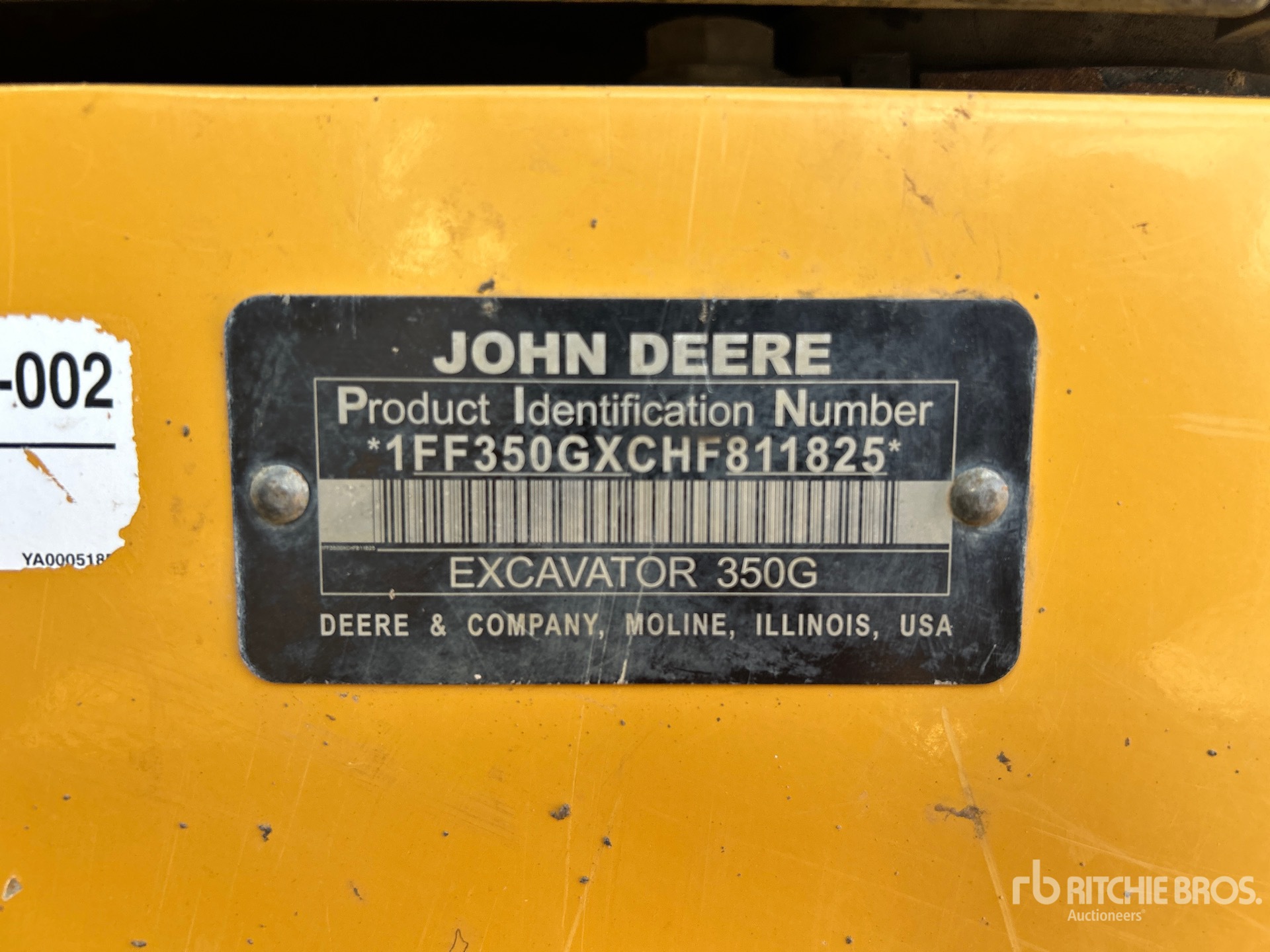 2017 John Deere 350G