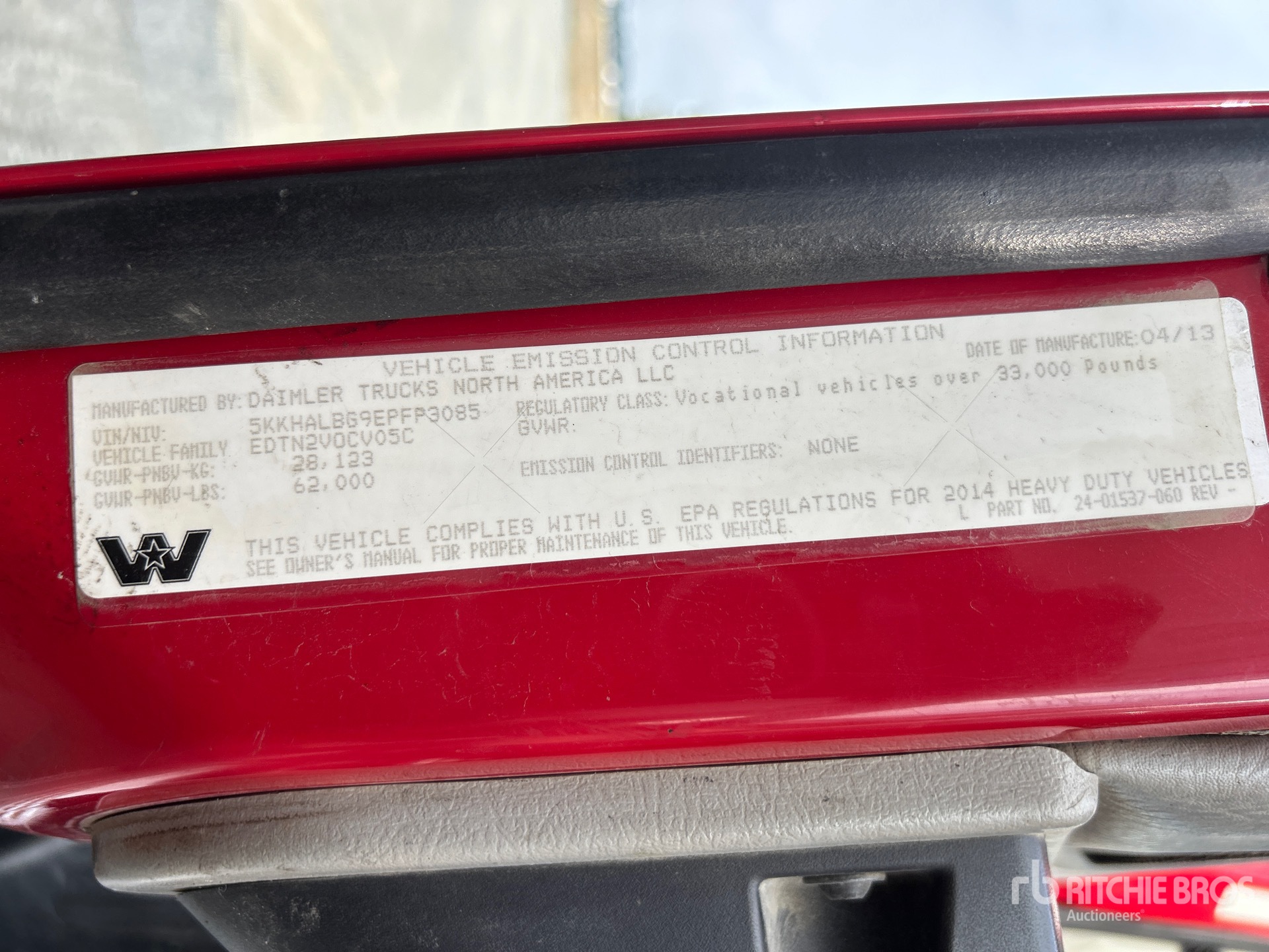 2014 Western Star 4900