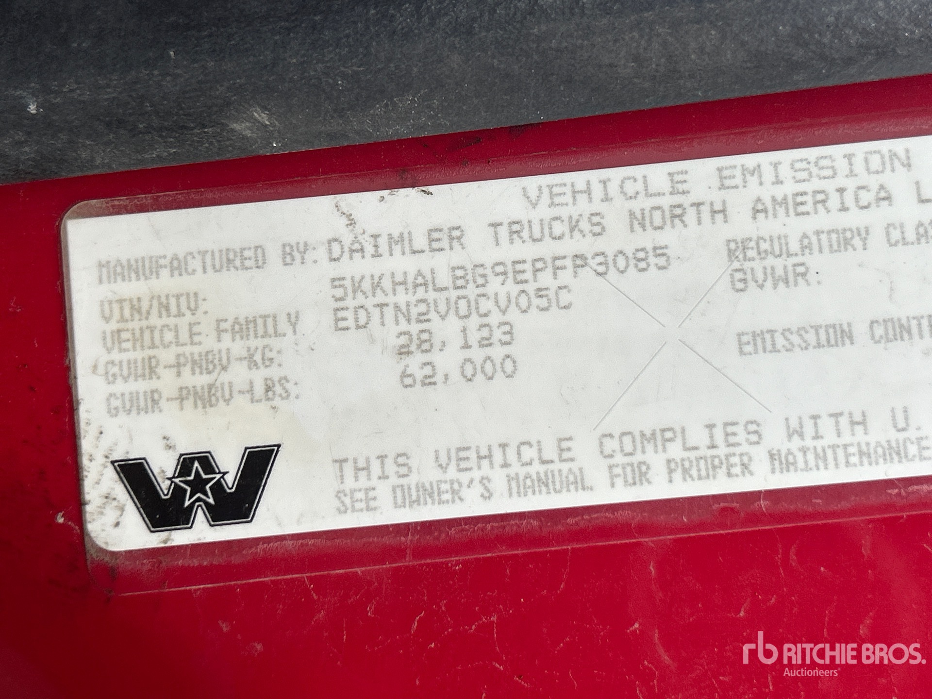 2014 Western Star 4900