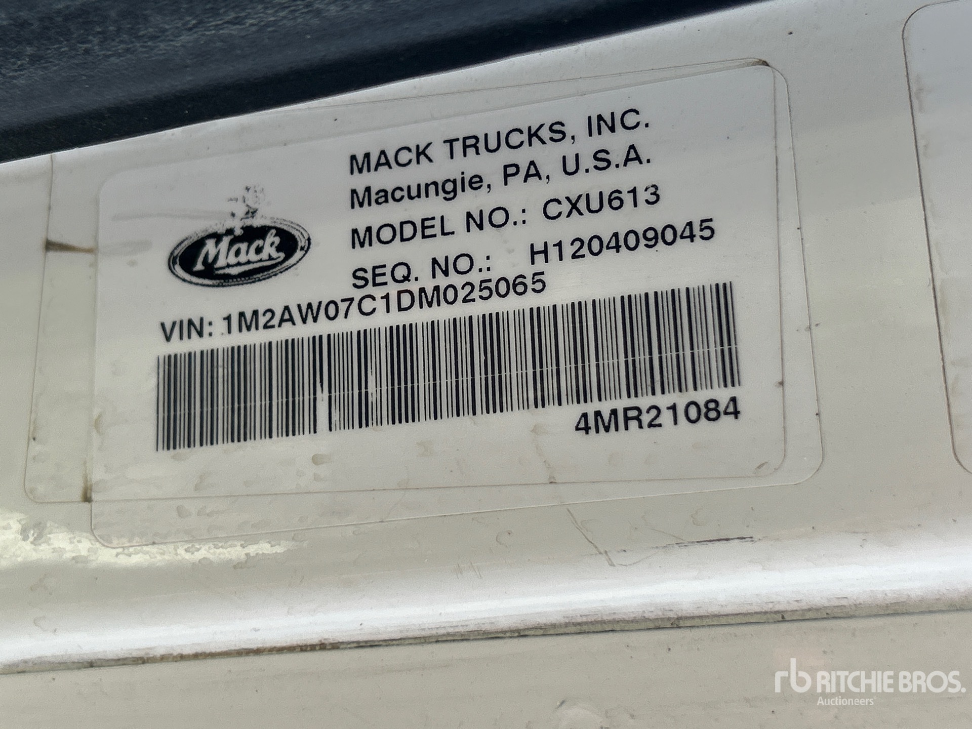 2013 Mack CXU613