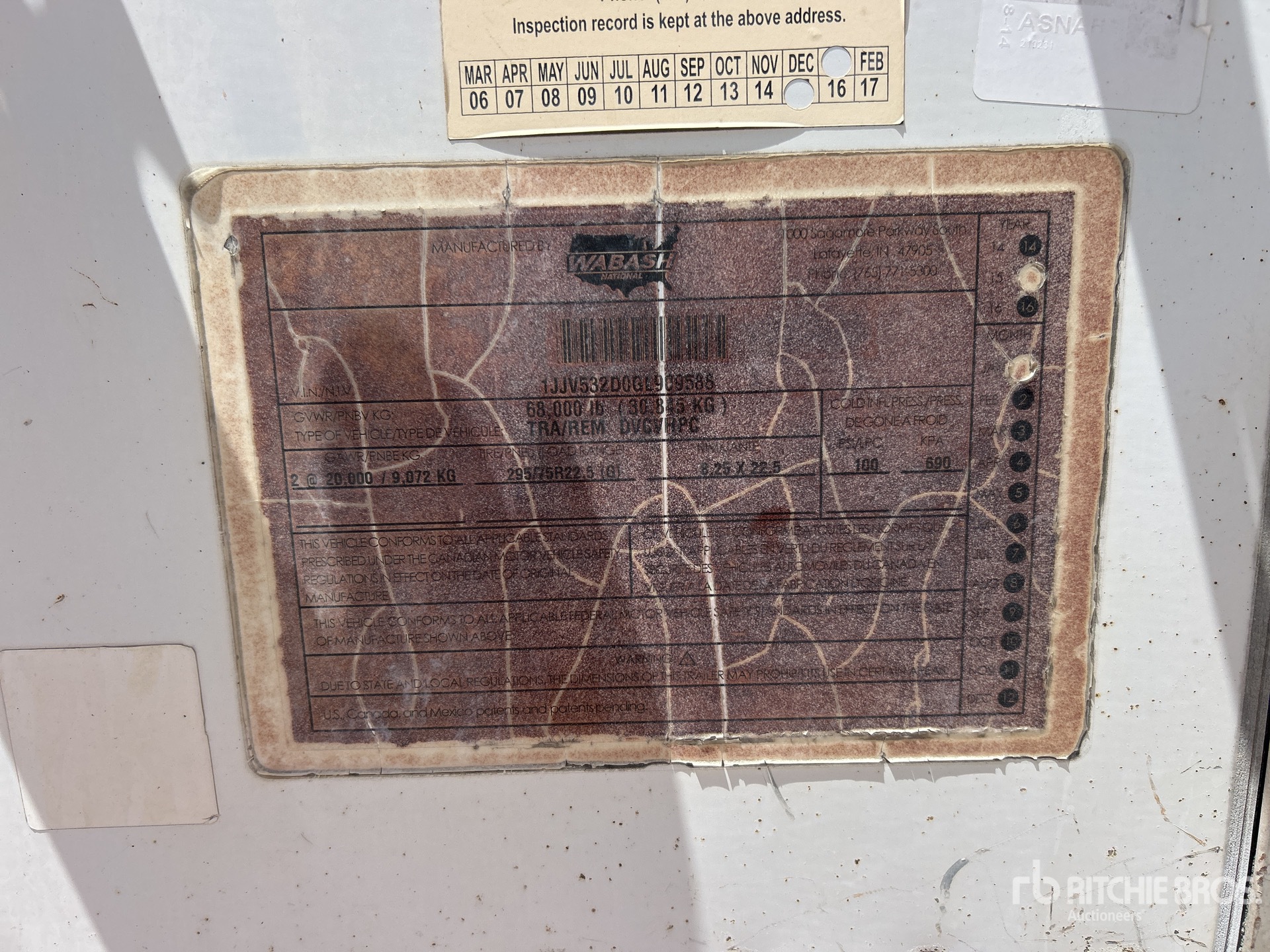 2016 Wabash DVCVHPC