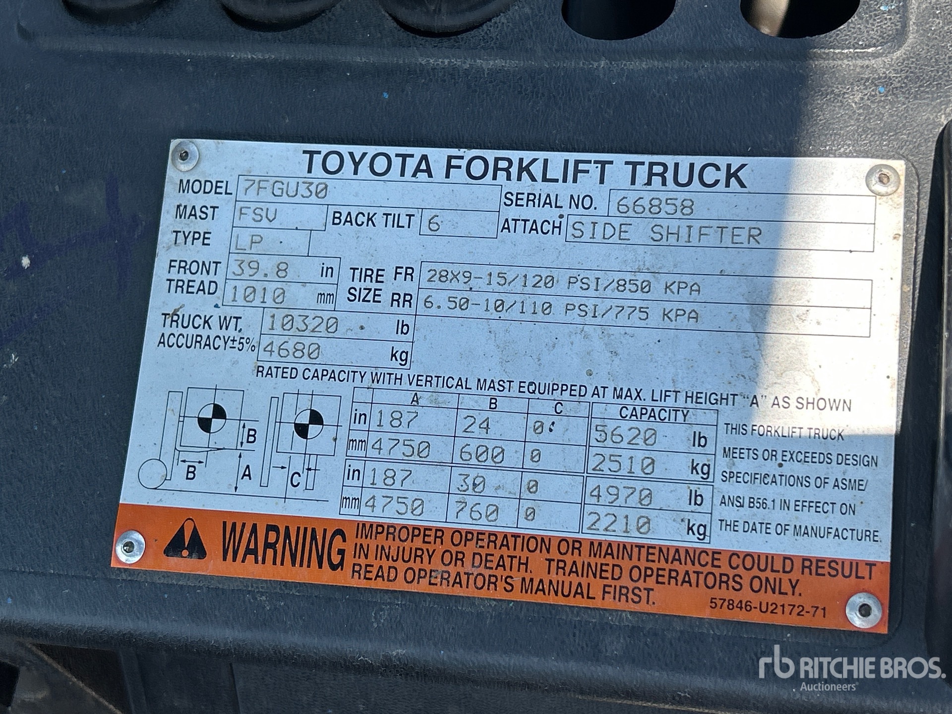 2005 Toyota 7FGU30