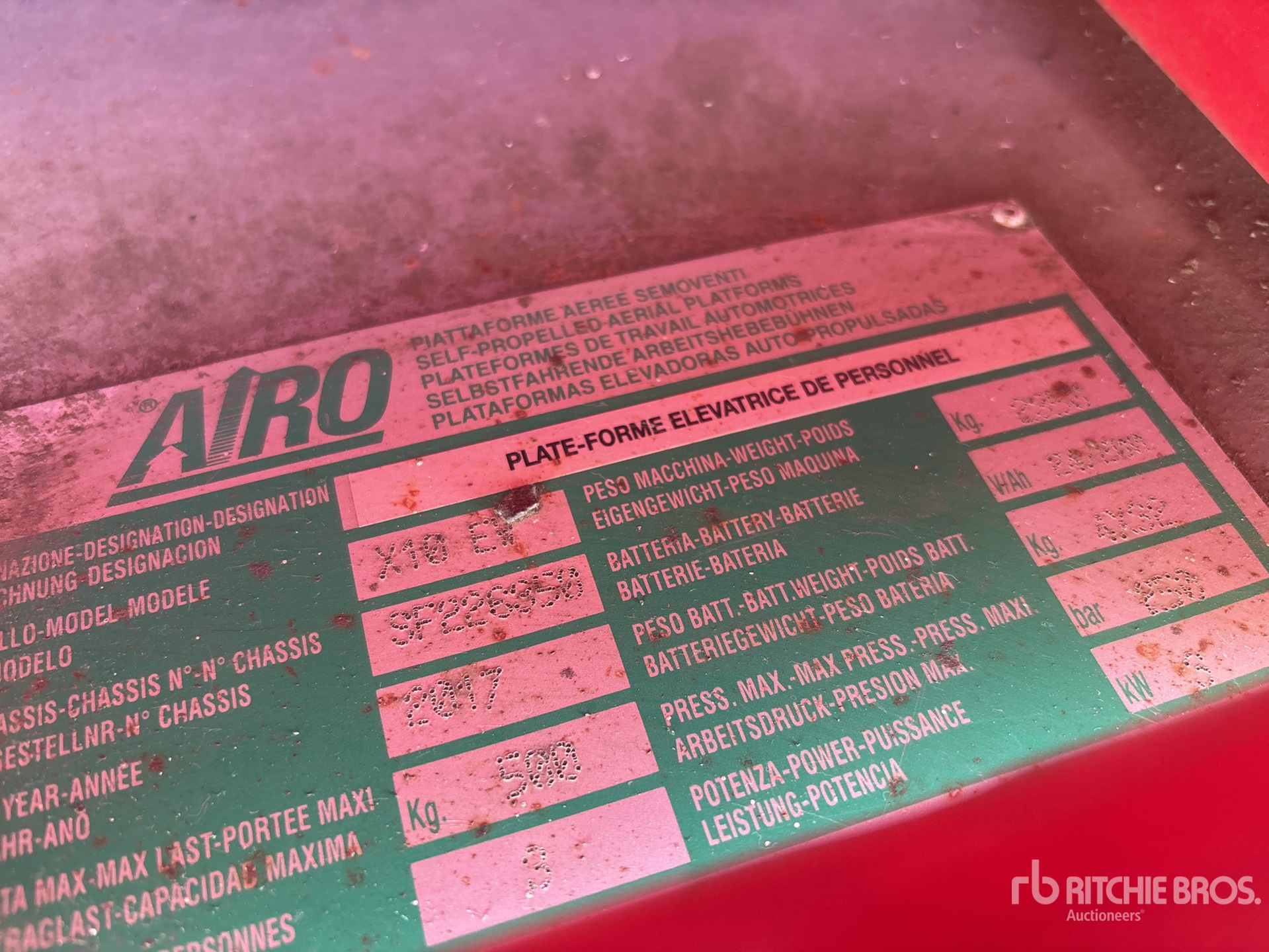 2017 Airo X10 EW