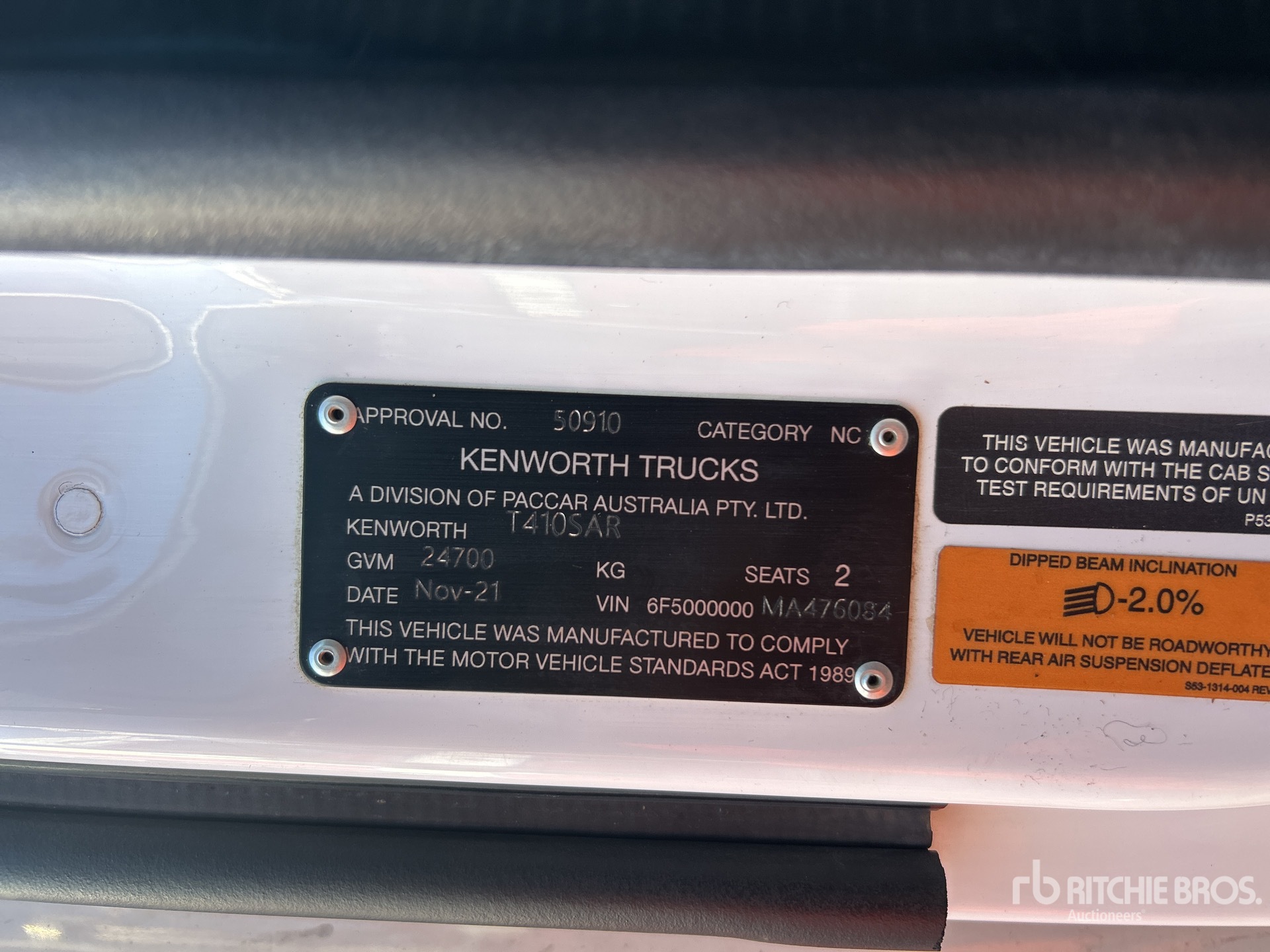 2021 Kenworth T410SAR