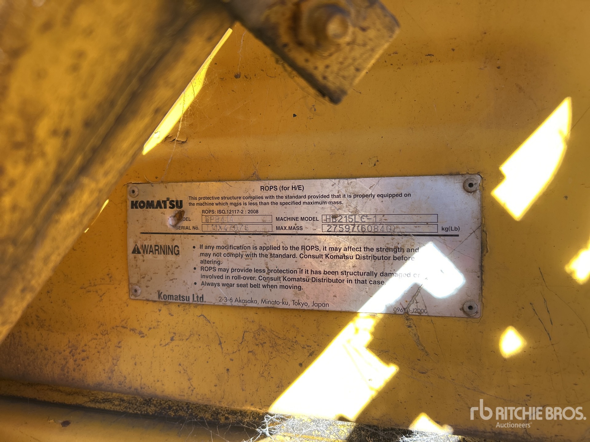 2010 Komatsu HB215LC