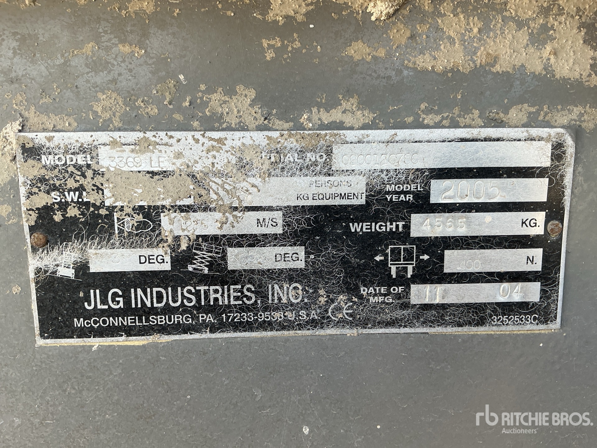 2004 JLG 3369LE