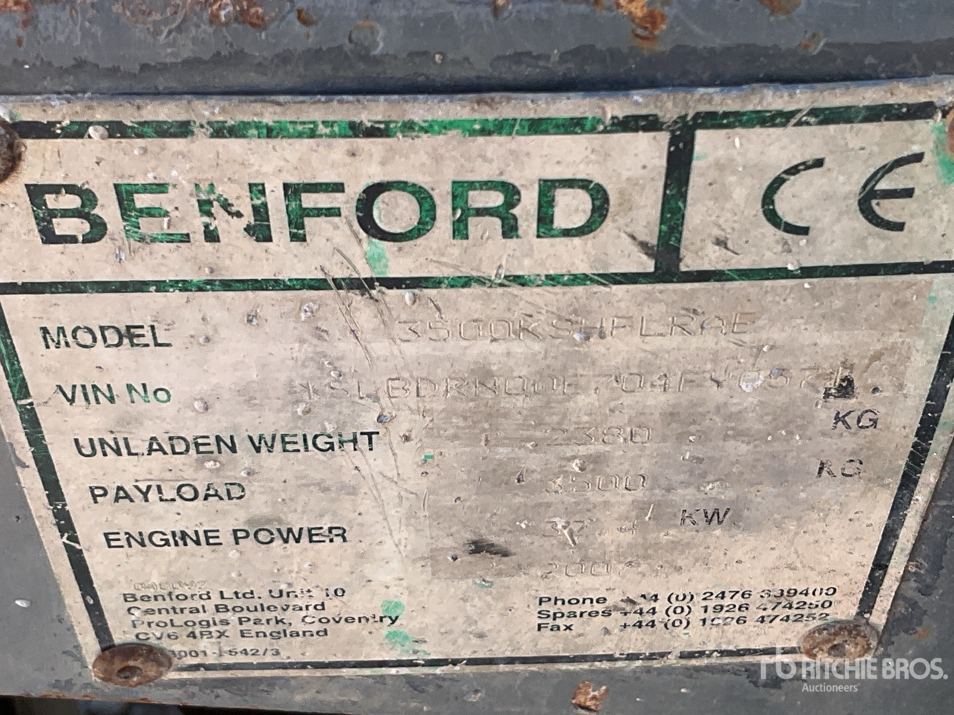 2007 Benford  3500KS