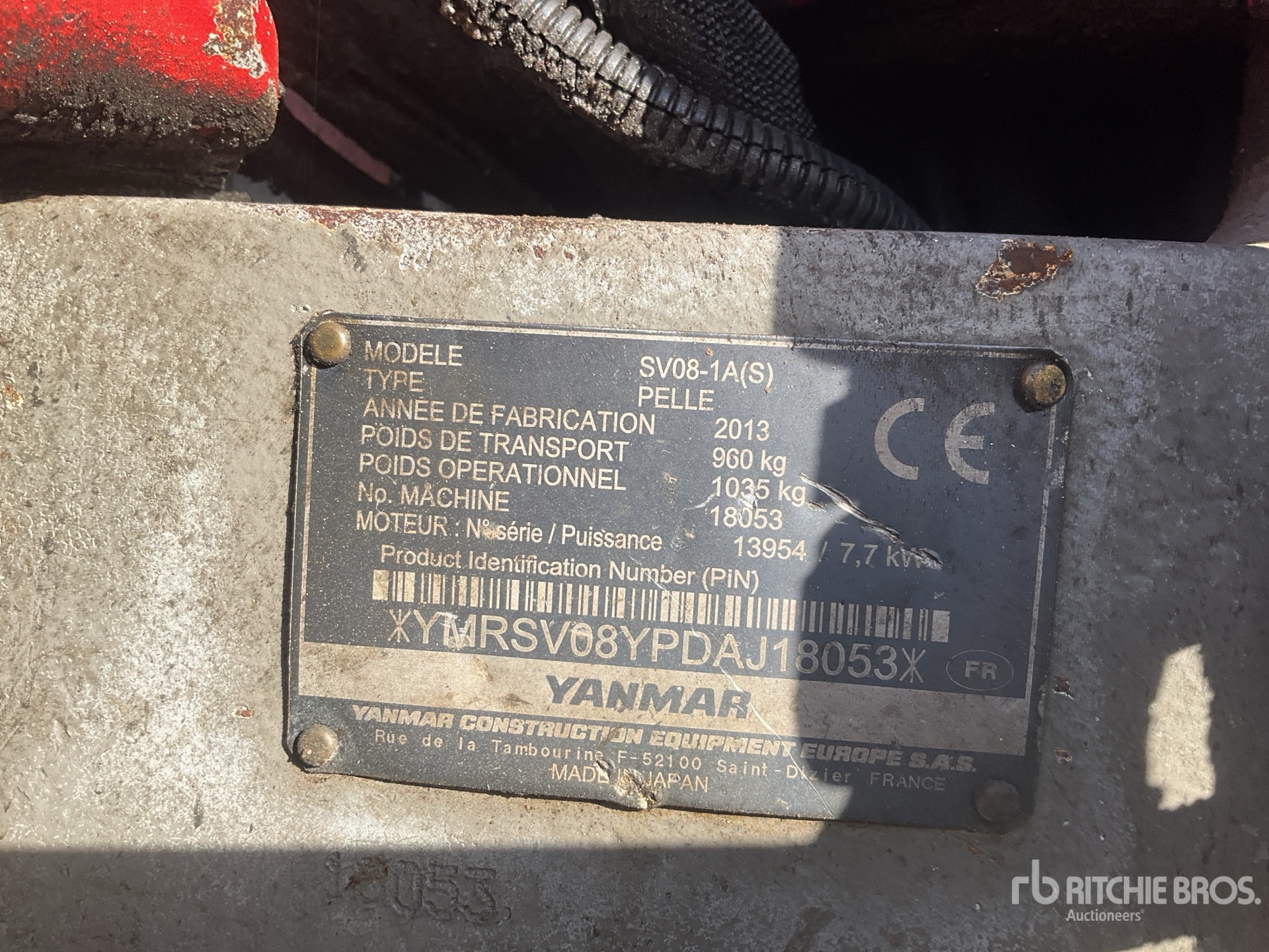 2013 Yanmar SV08-1AS
