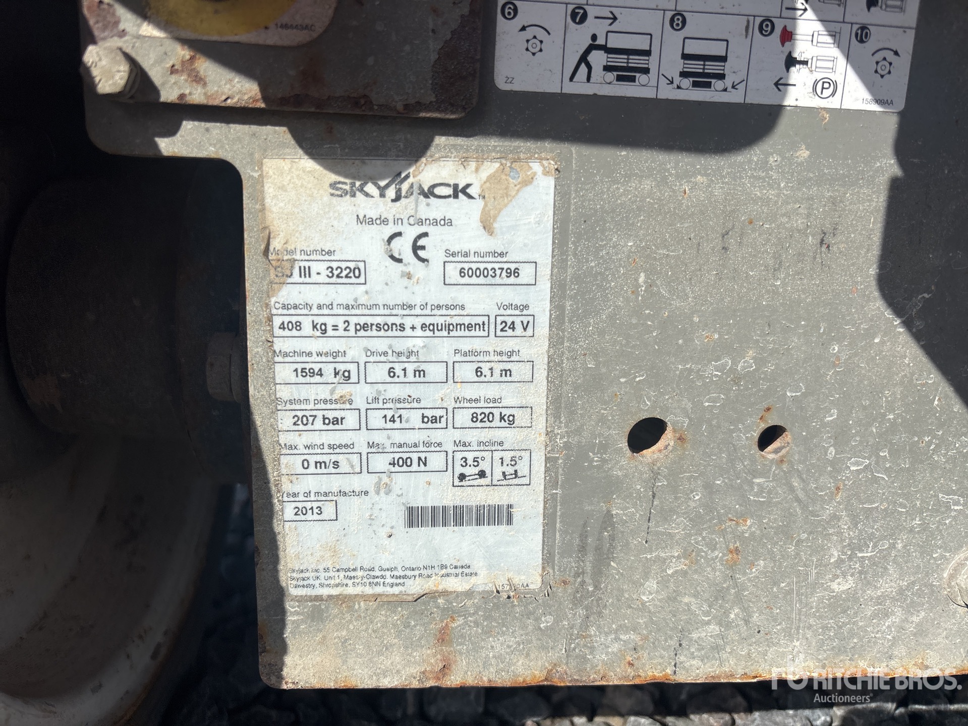2013 Skyjack SJIII-3220
