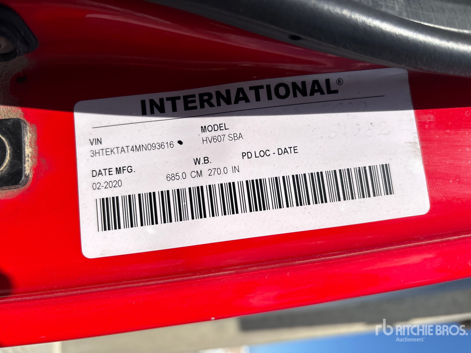 2021 International HV607