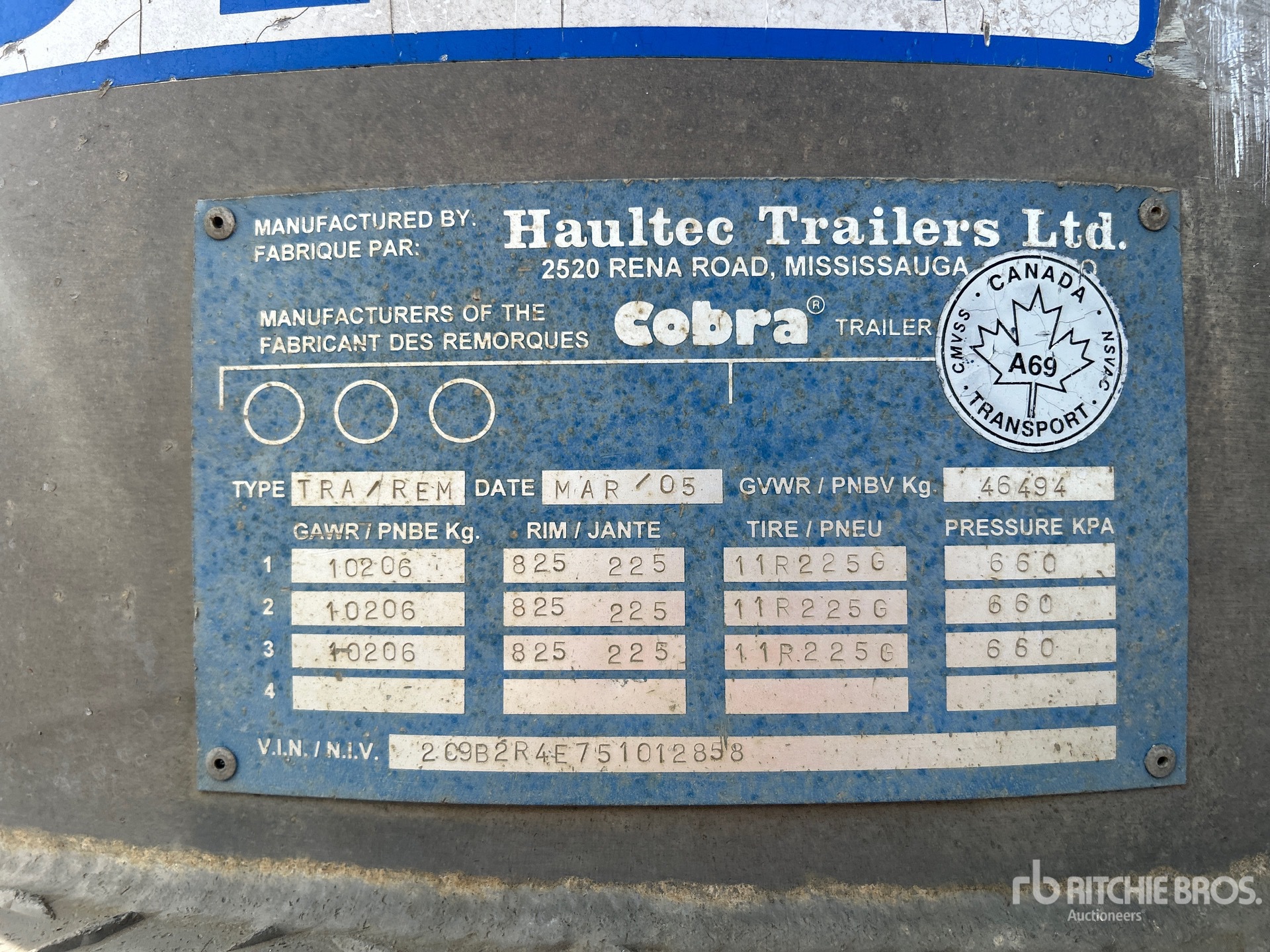 2005 Cobra 17 ft Tri/A