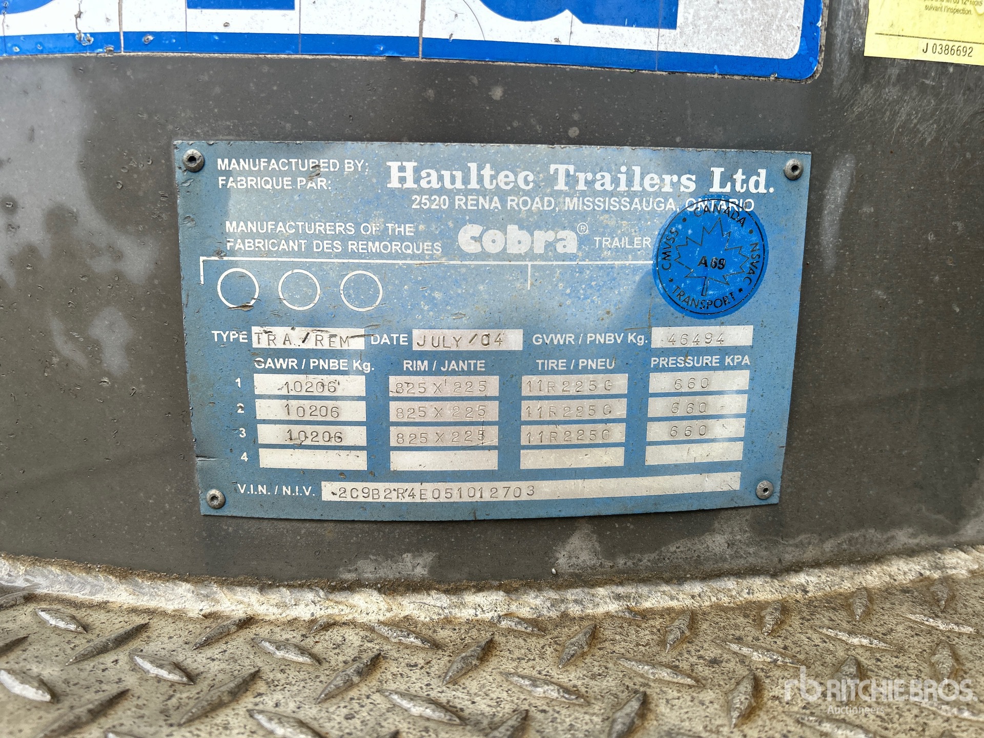 2005 Cobra 17 ft Tri/A