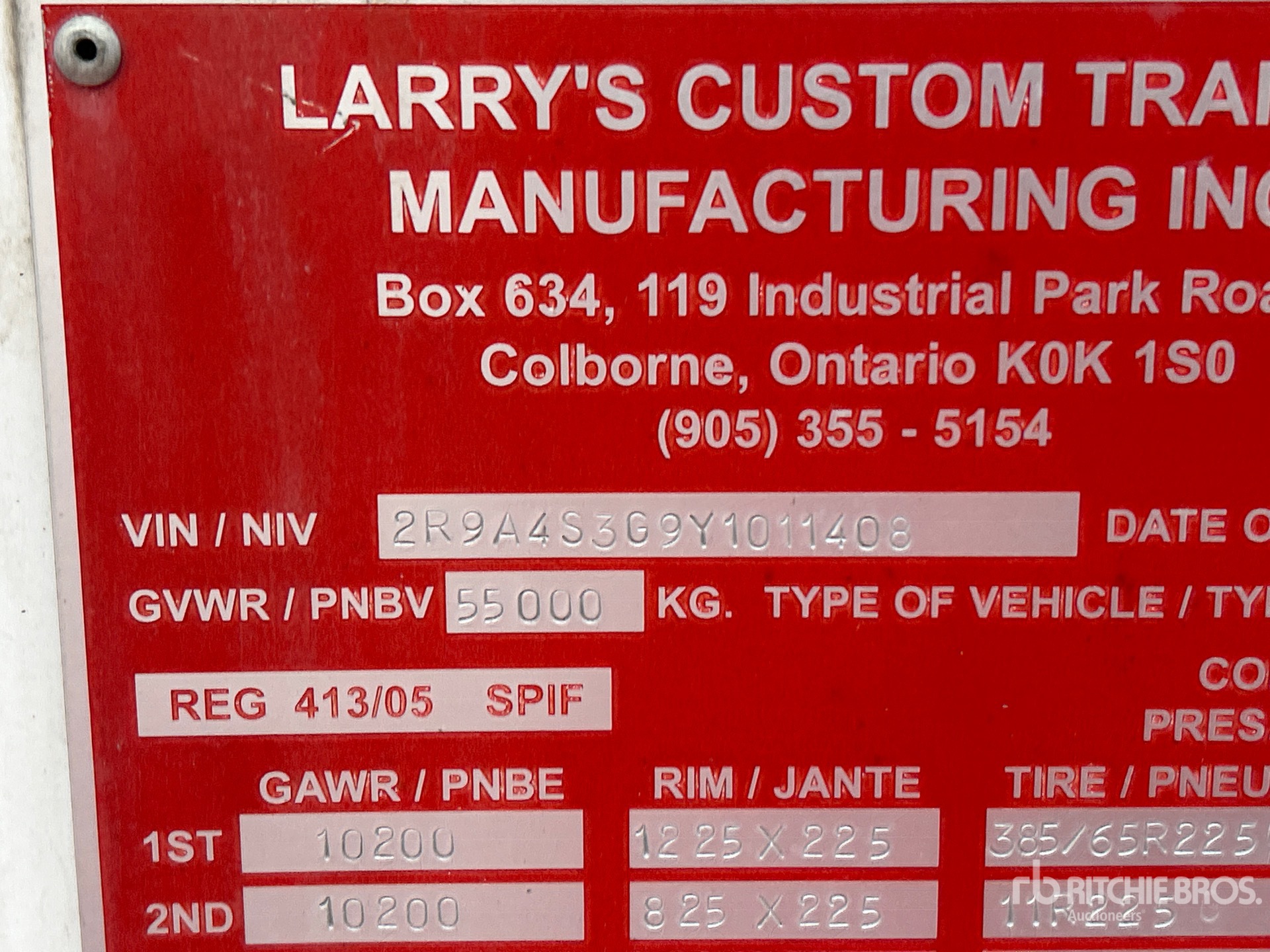 2000 Raglan 44 ft 5/Axle