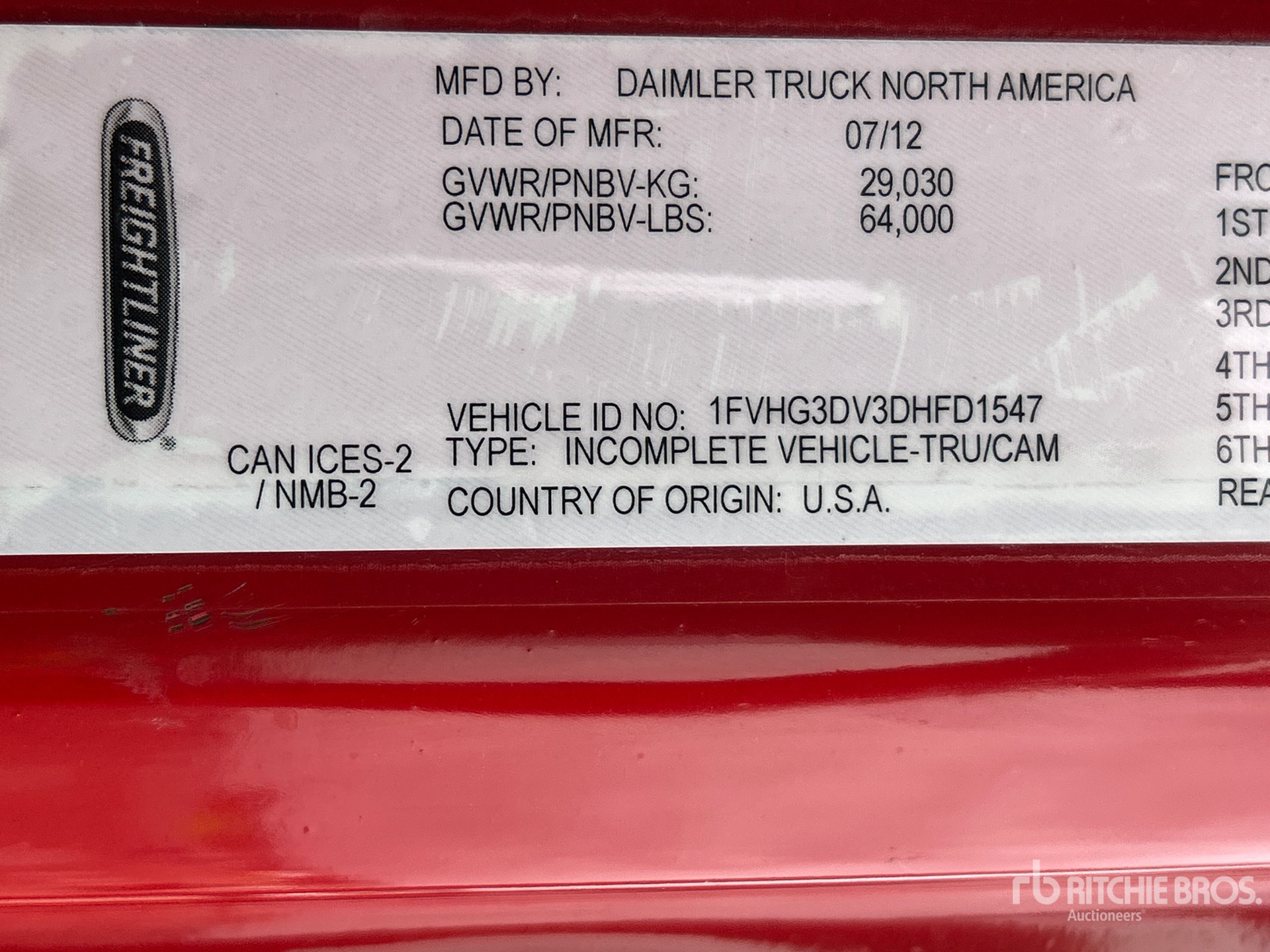 2013 Freightliner 114SD