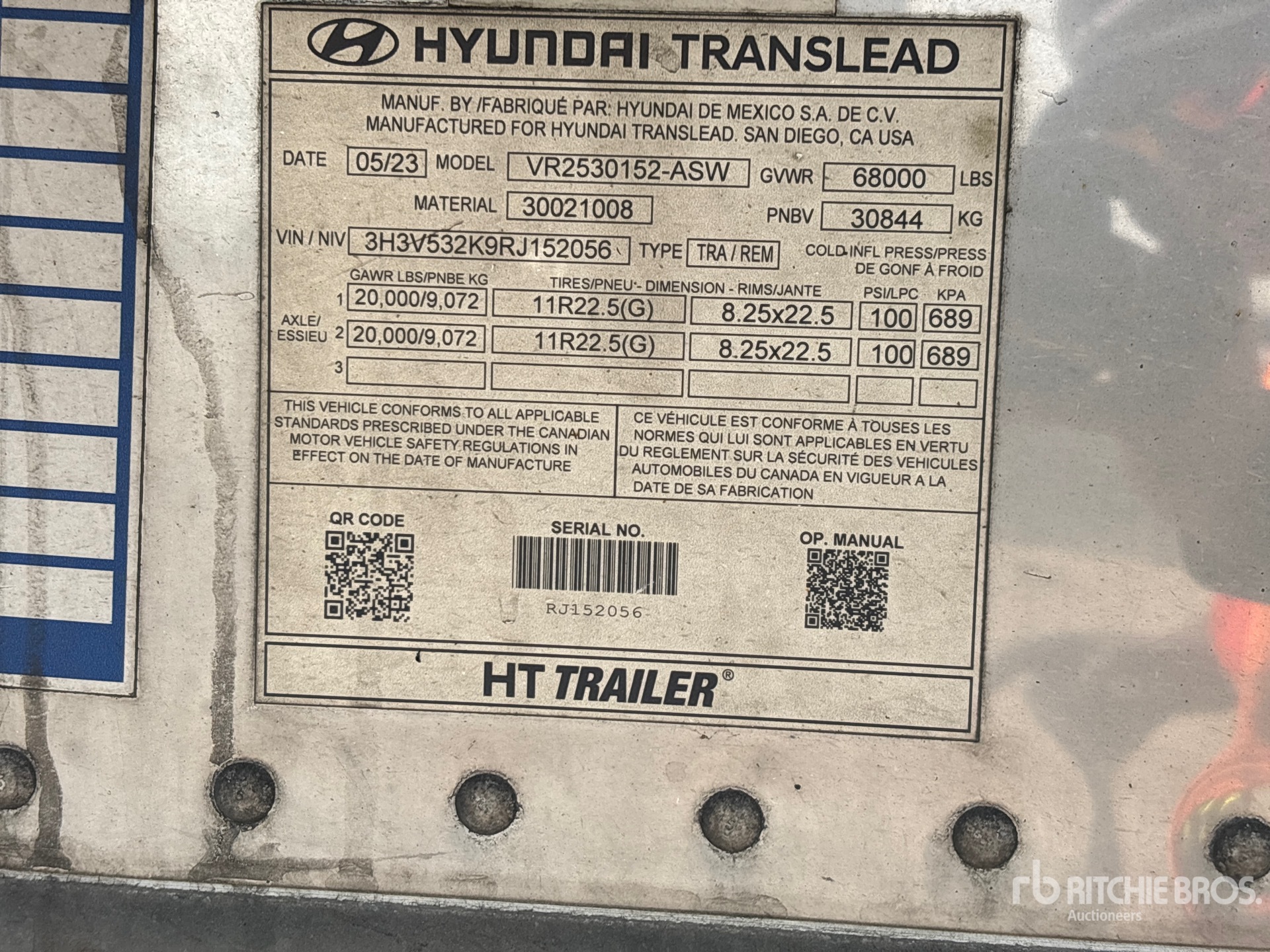 2024 Hyundai 53 ft T/A