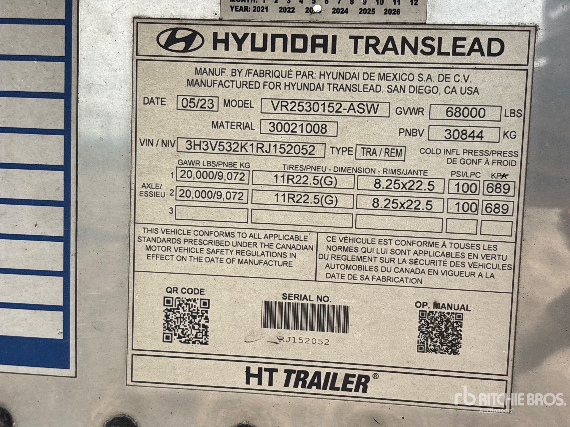 2024 Hyundai 53 ft T/A