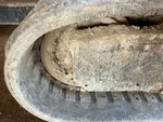 Undercarriage with Left Track Tensioner