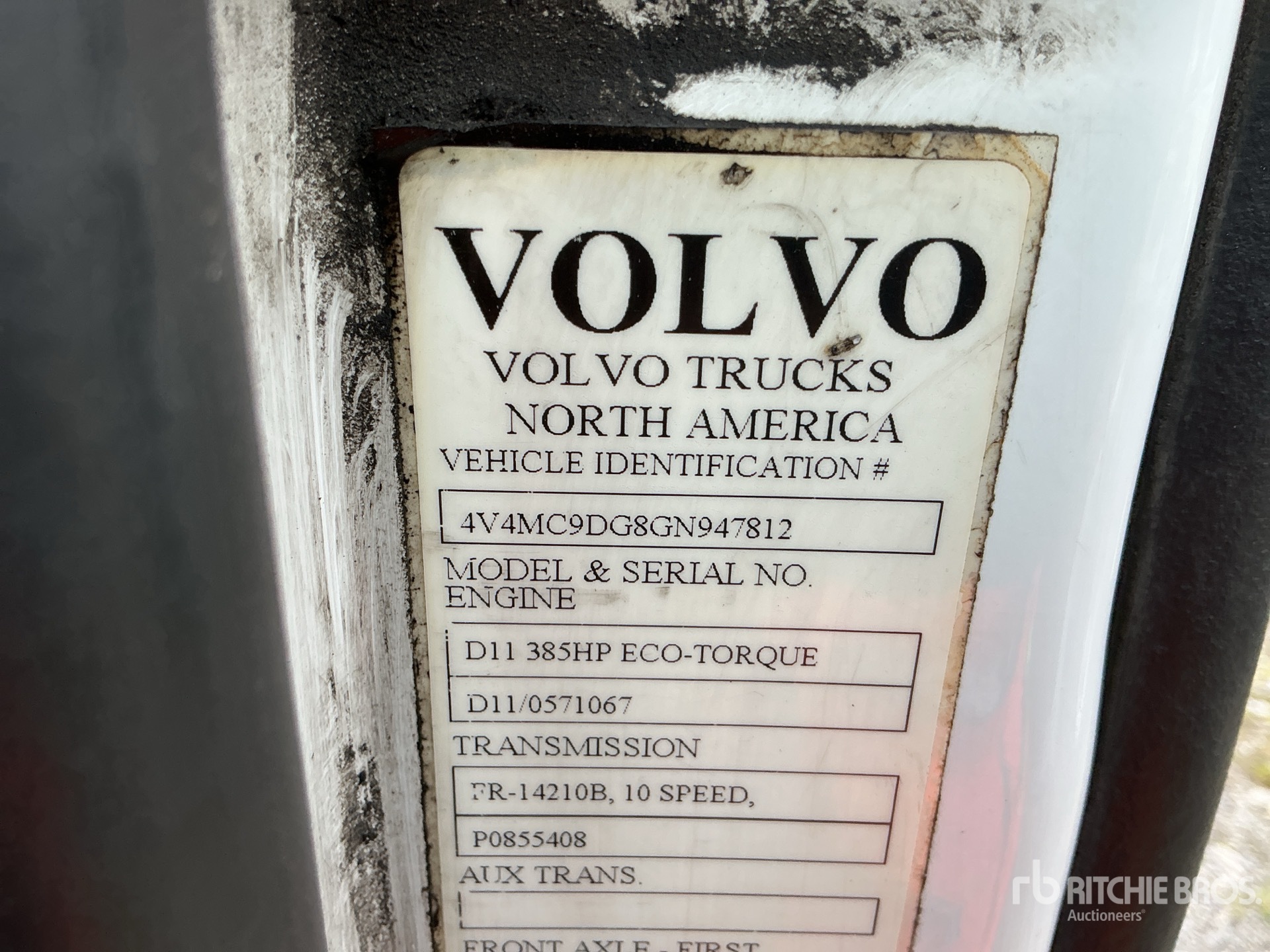 2016 Volvo VNM