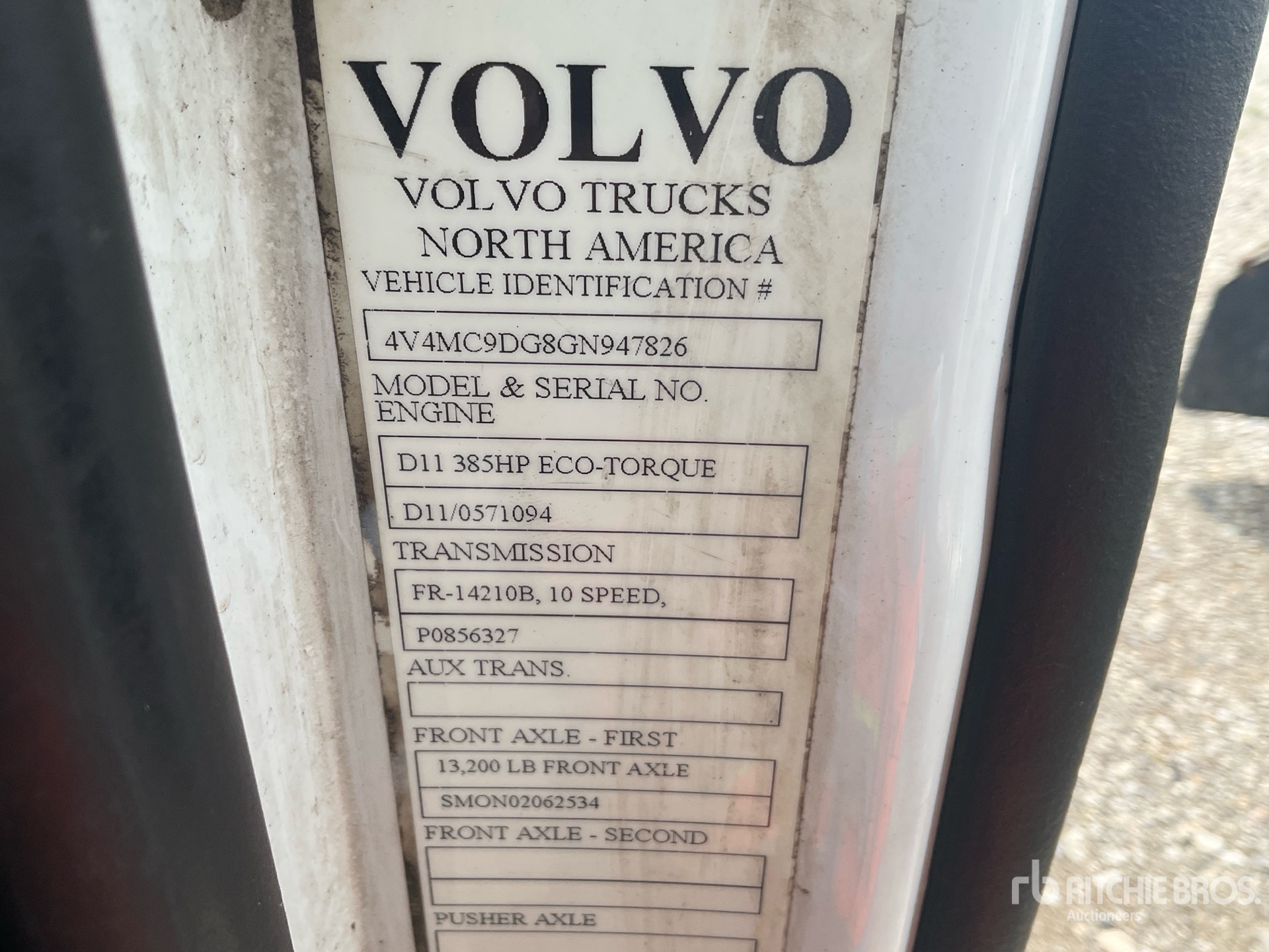 2016 Volvo VNM