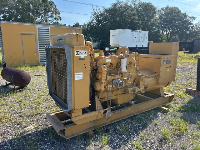 1984 Cat 3406 250 kW Skid-Mounted Generator Set
