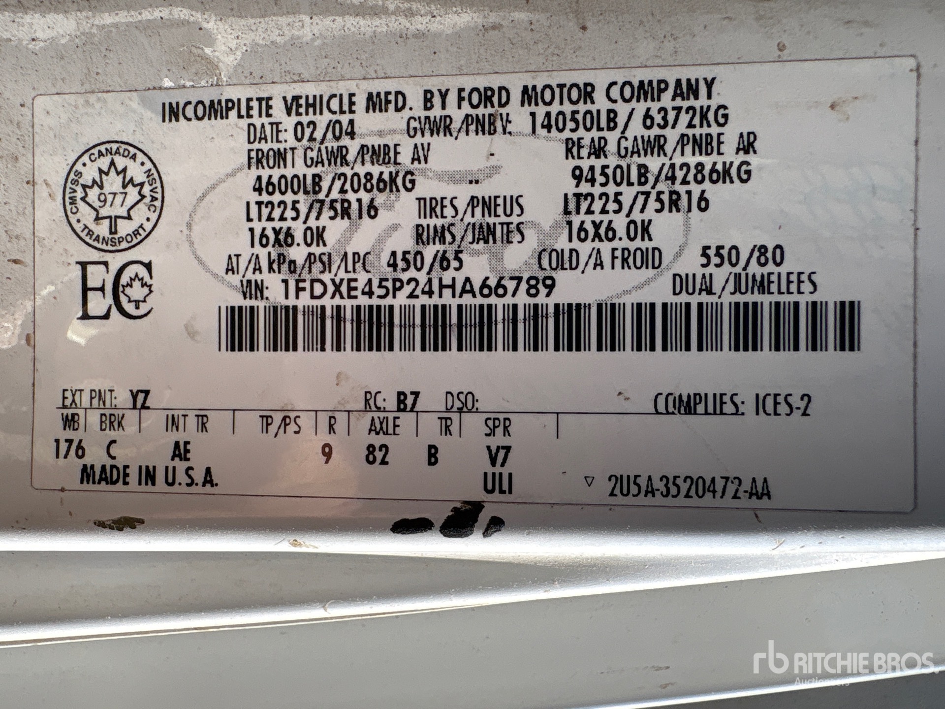 2004 Ford E-450
