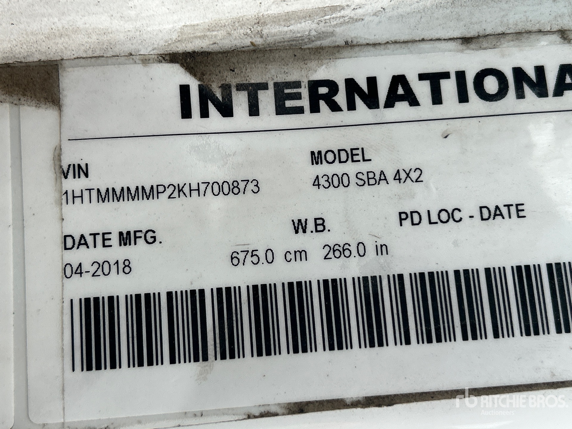 2019 International DuraStar 4300