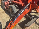 Backhoe with Outrigger Cylinders