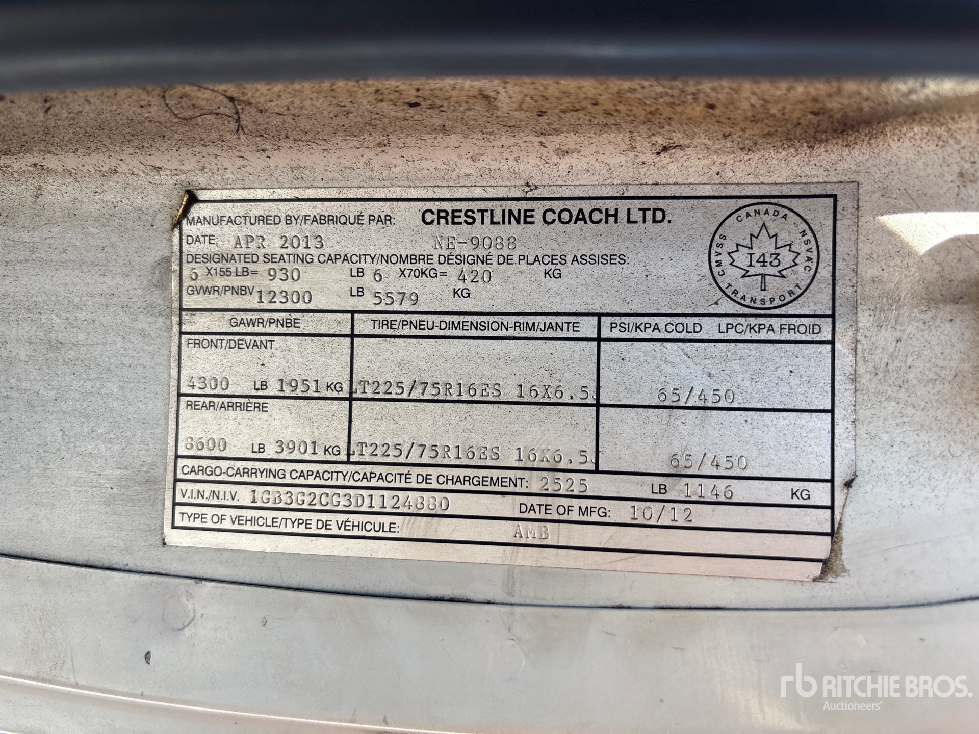 2013 Chevrolet EXPRESS 3500