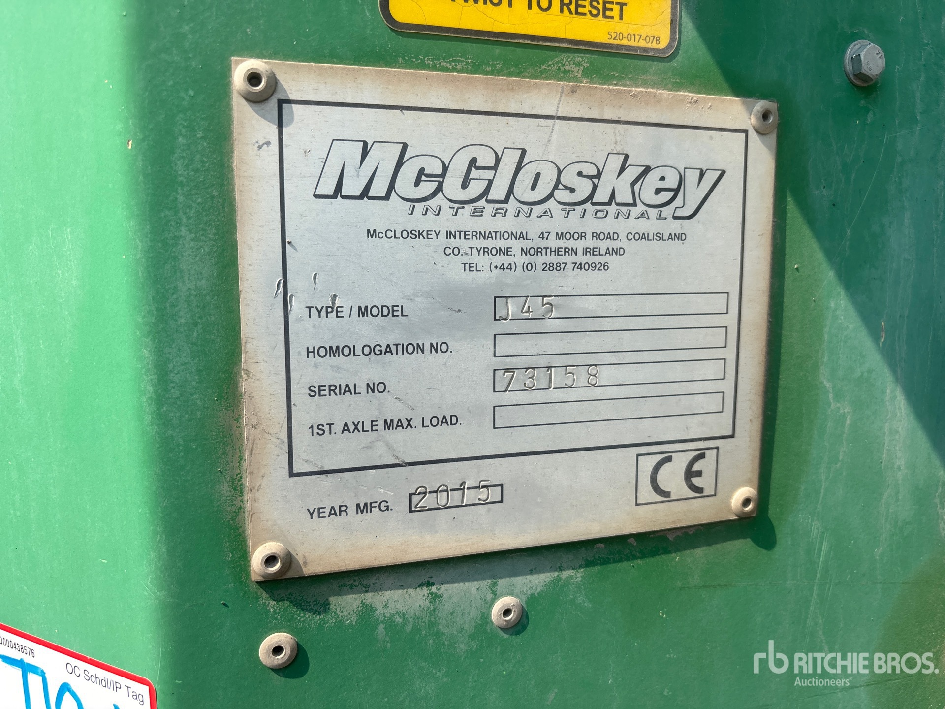 2015 Mccloskey J45