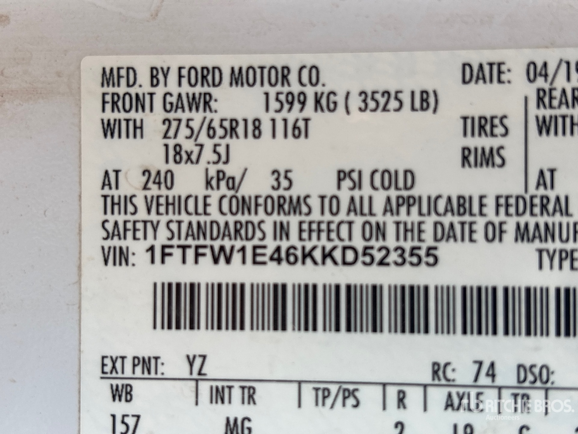 2019 Ford F-150
